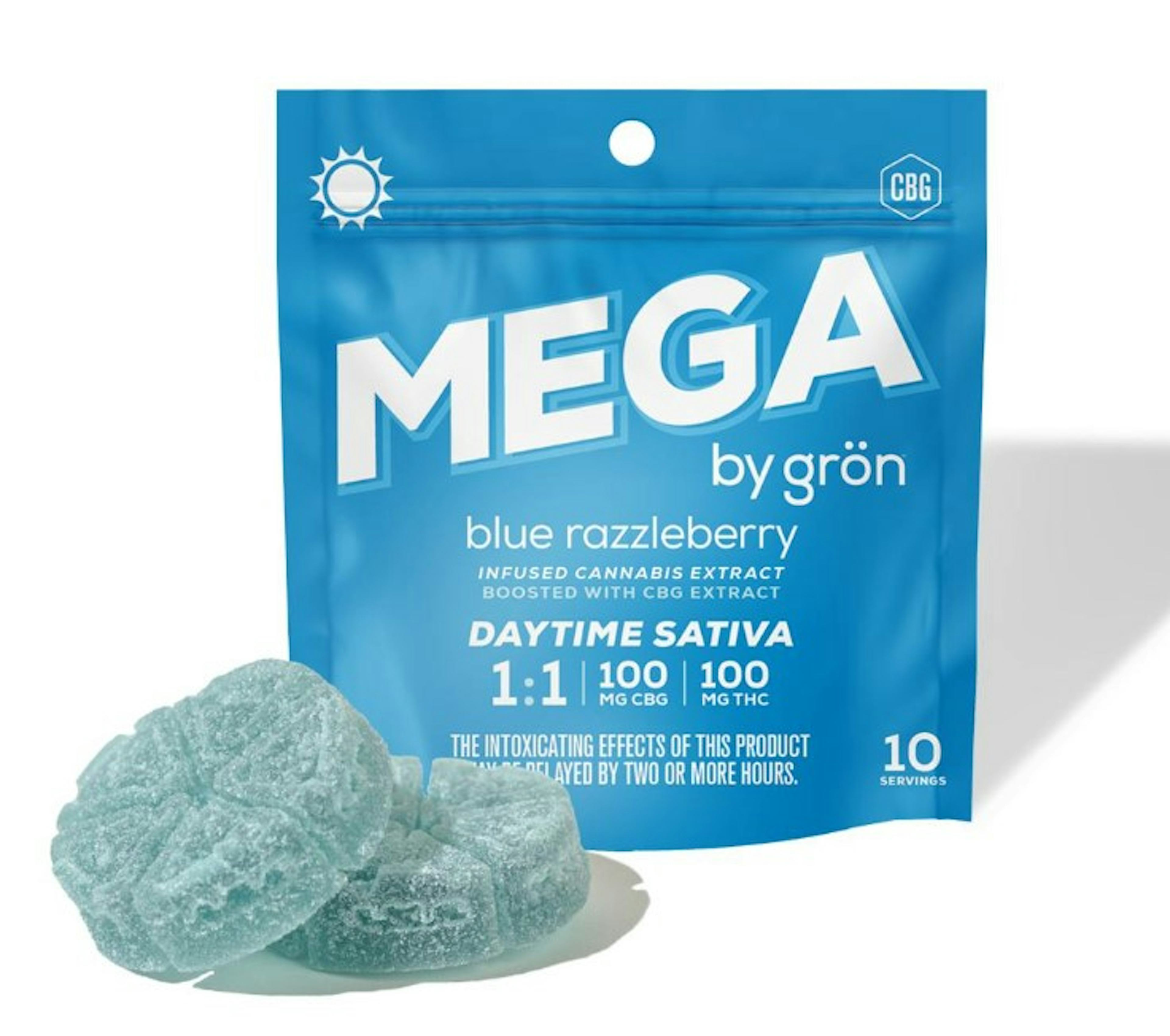 Image of BLUE RAZZLEBERRY | MEGA PEARLS | 1:1