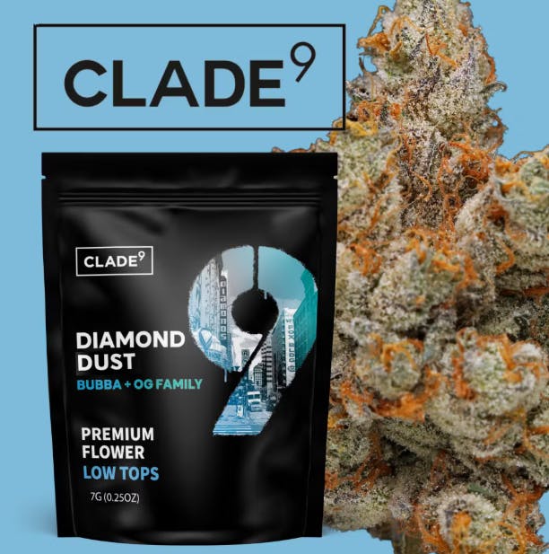 DIAMOND DUST | 7G | QUARTER - 7g | Flower | CLADE9 | SilverLeaf