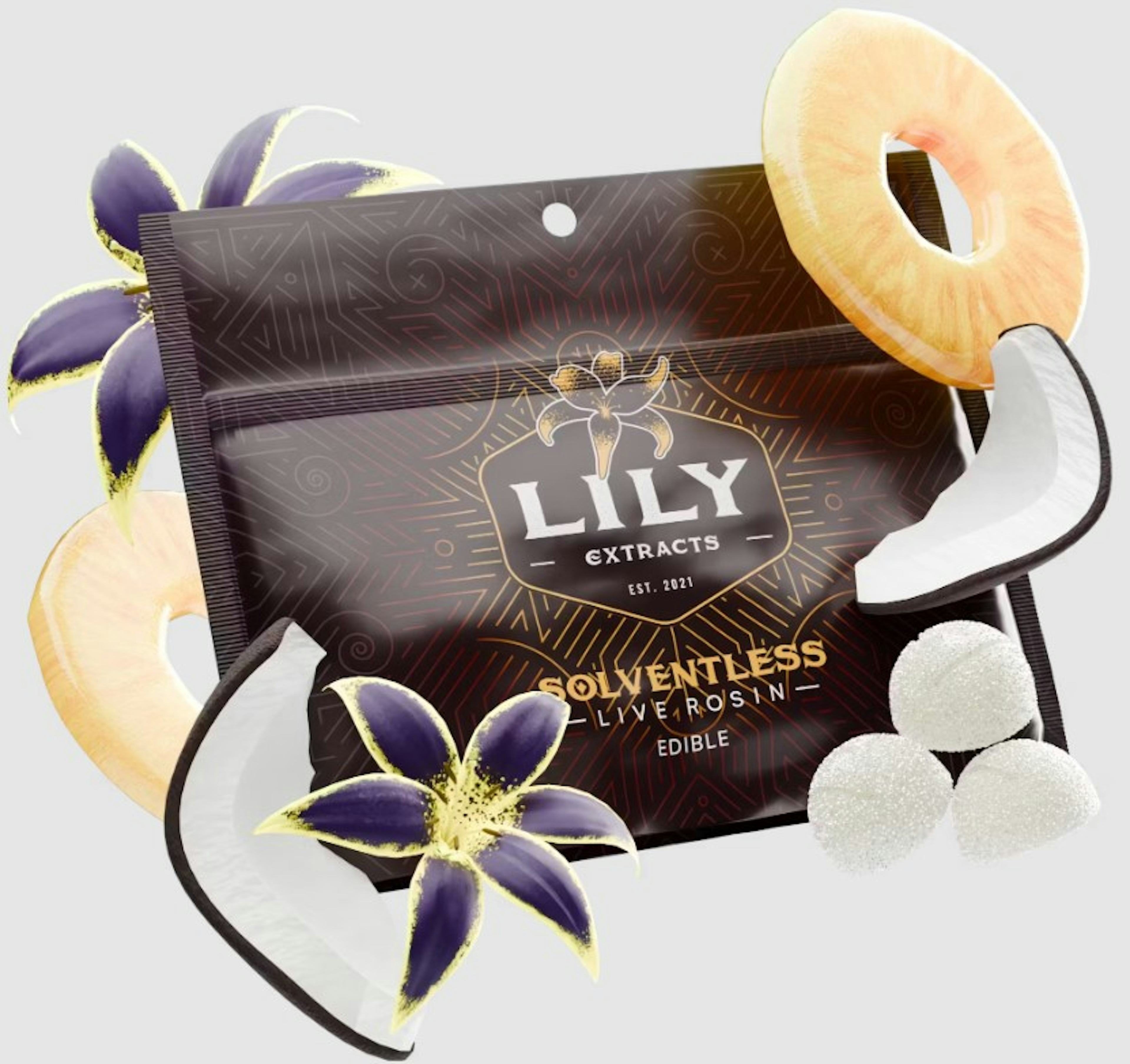 Image of WATERMELON PINEAPPLE LEMONADE | LIVE ROSIN CHEWS | 10PK