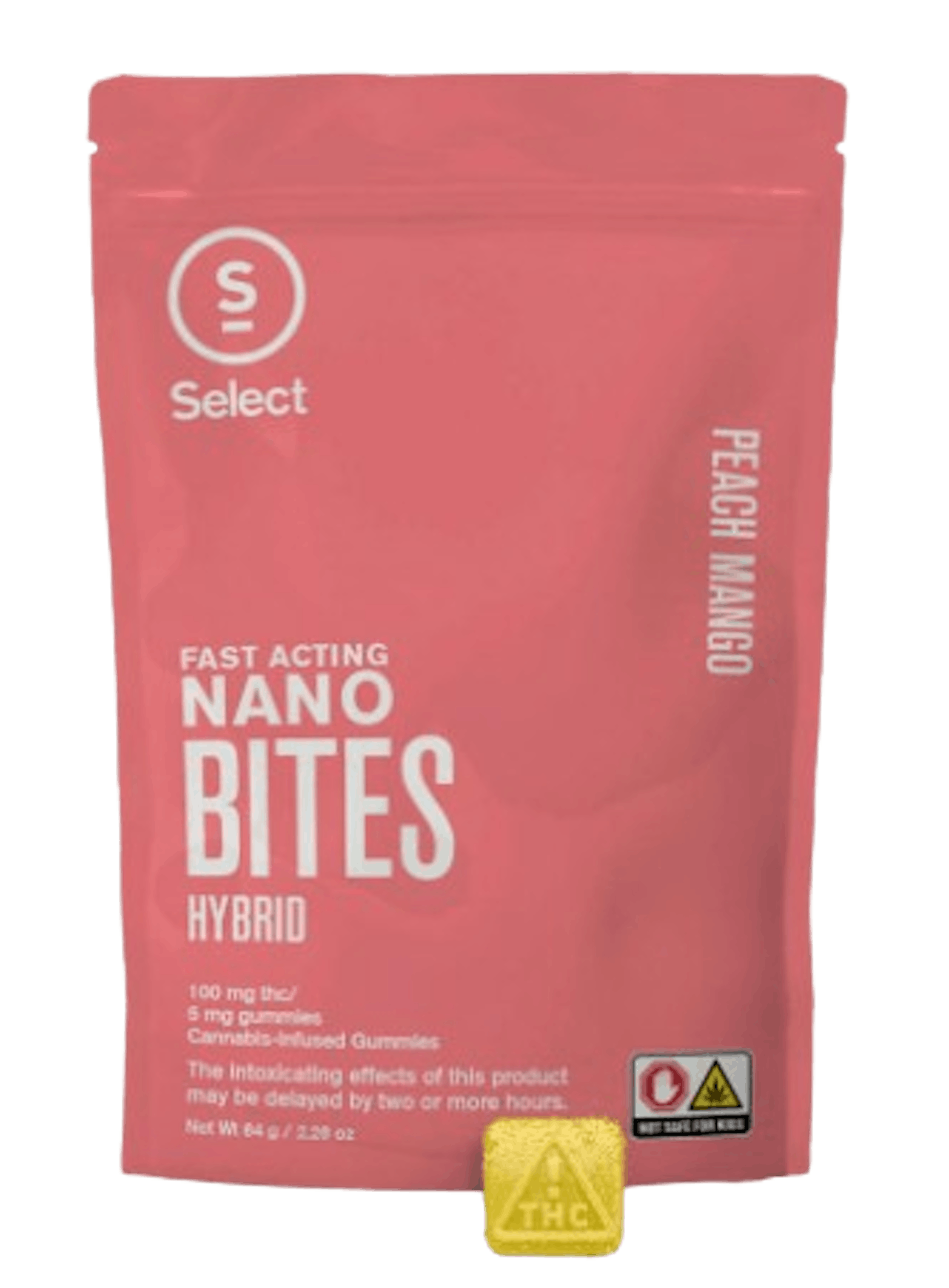 Image of PEACH MANGO | 100MG | NANO BITES | 20 PACK