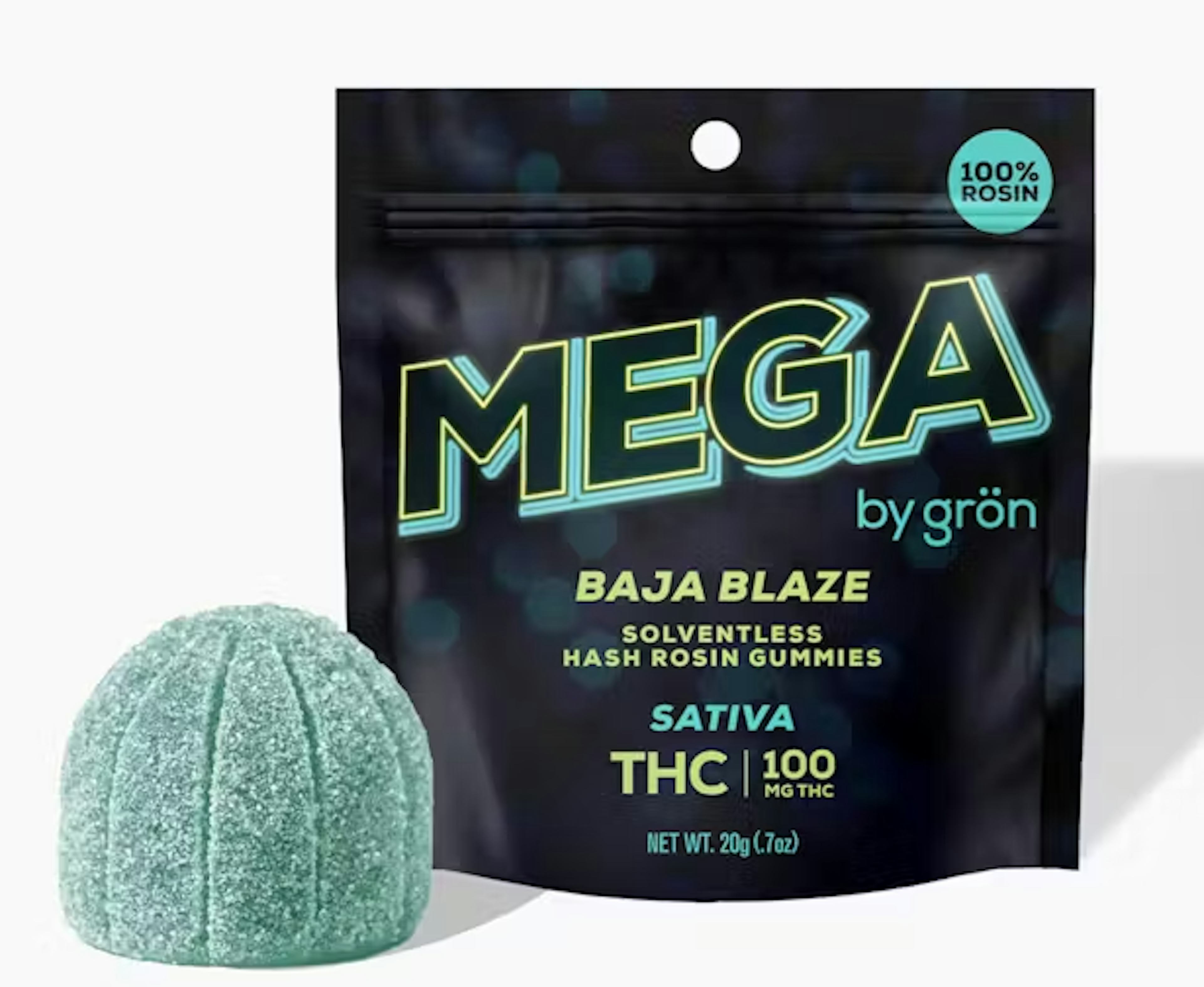Image of BAJA BLAZE | MEGA | ROSIN  GUMMY | 1PC
