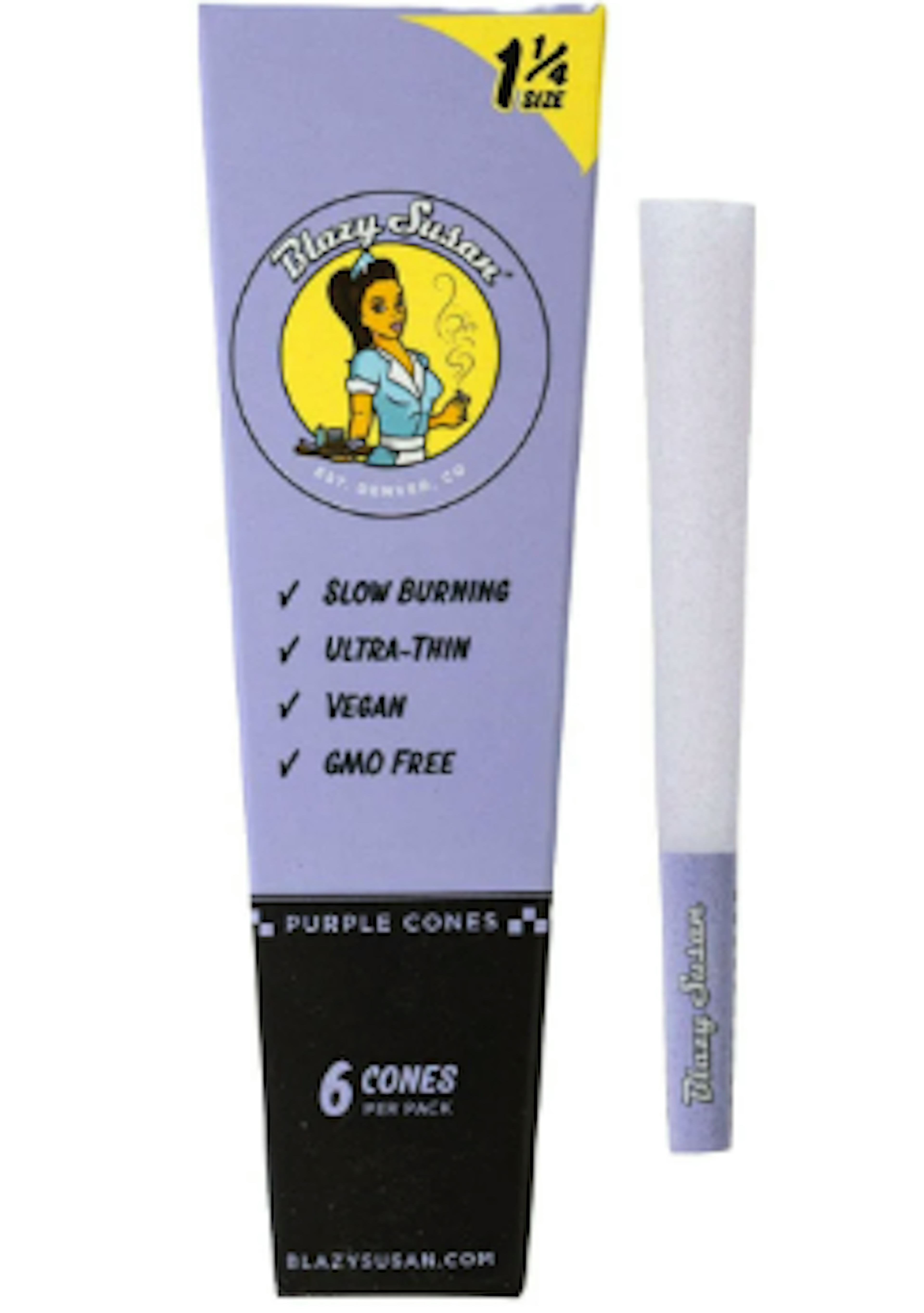 Image of BLAZY SUSAN | PURPLE CONES | 1 1/4