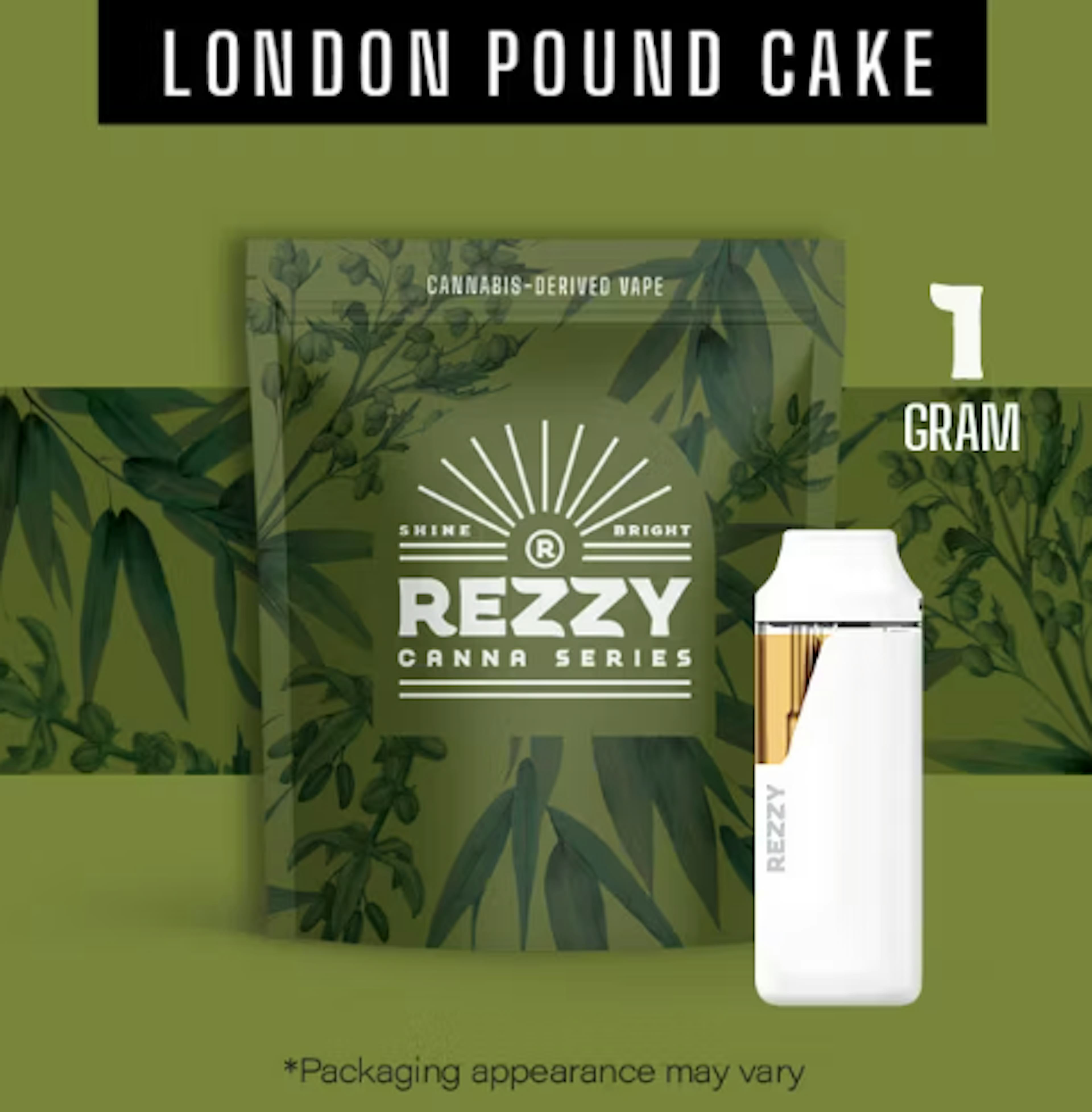 Image of LONDON POUND CAKE | DISPOSABLE | 1G