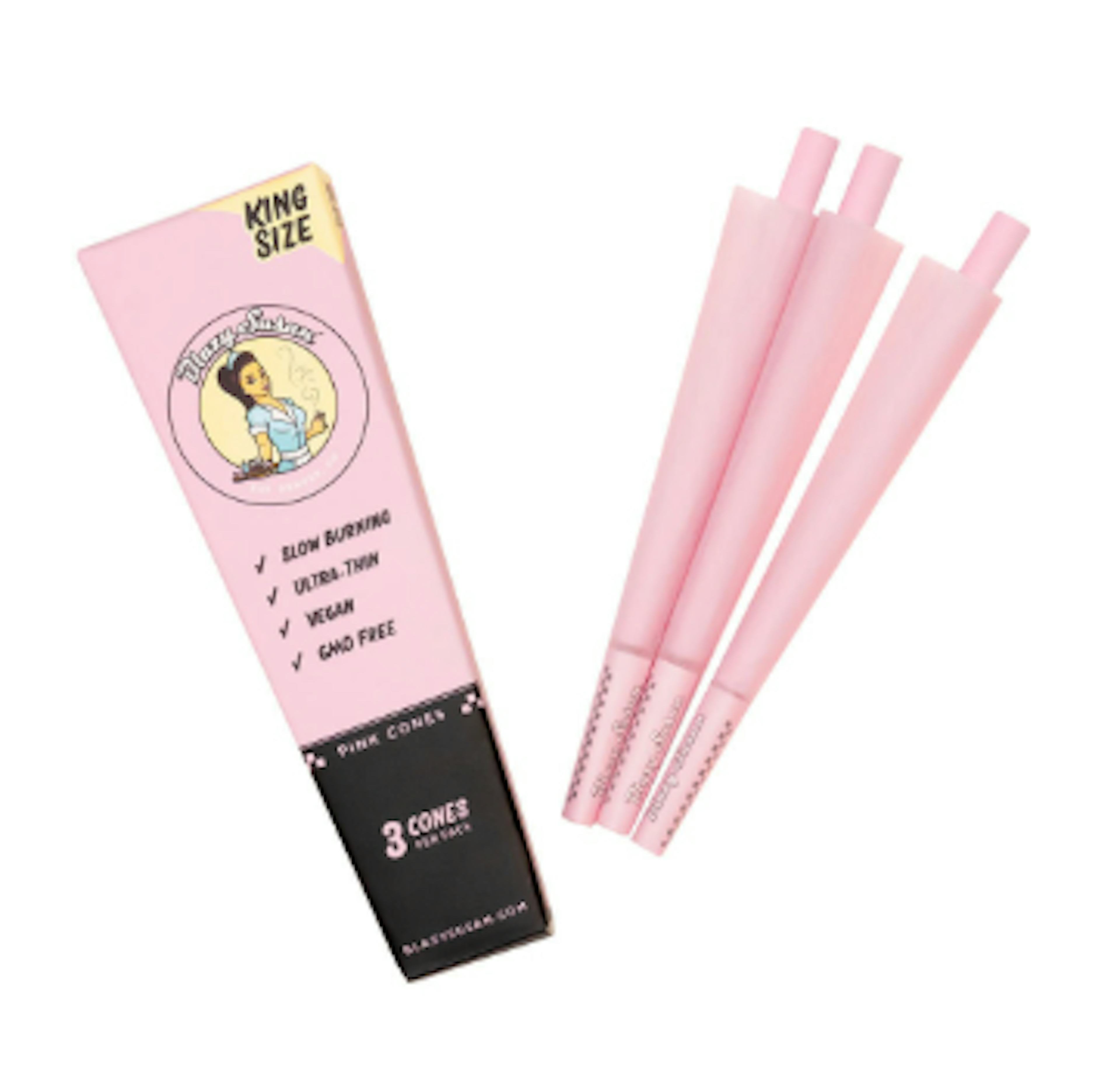 Image of BLAZY SUSAN | PINK ROLLING CONES | KING SIZE