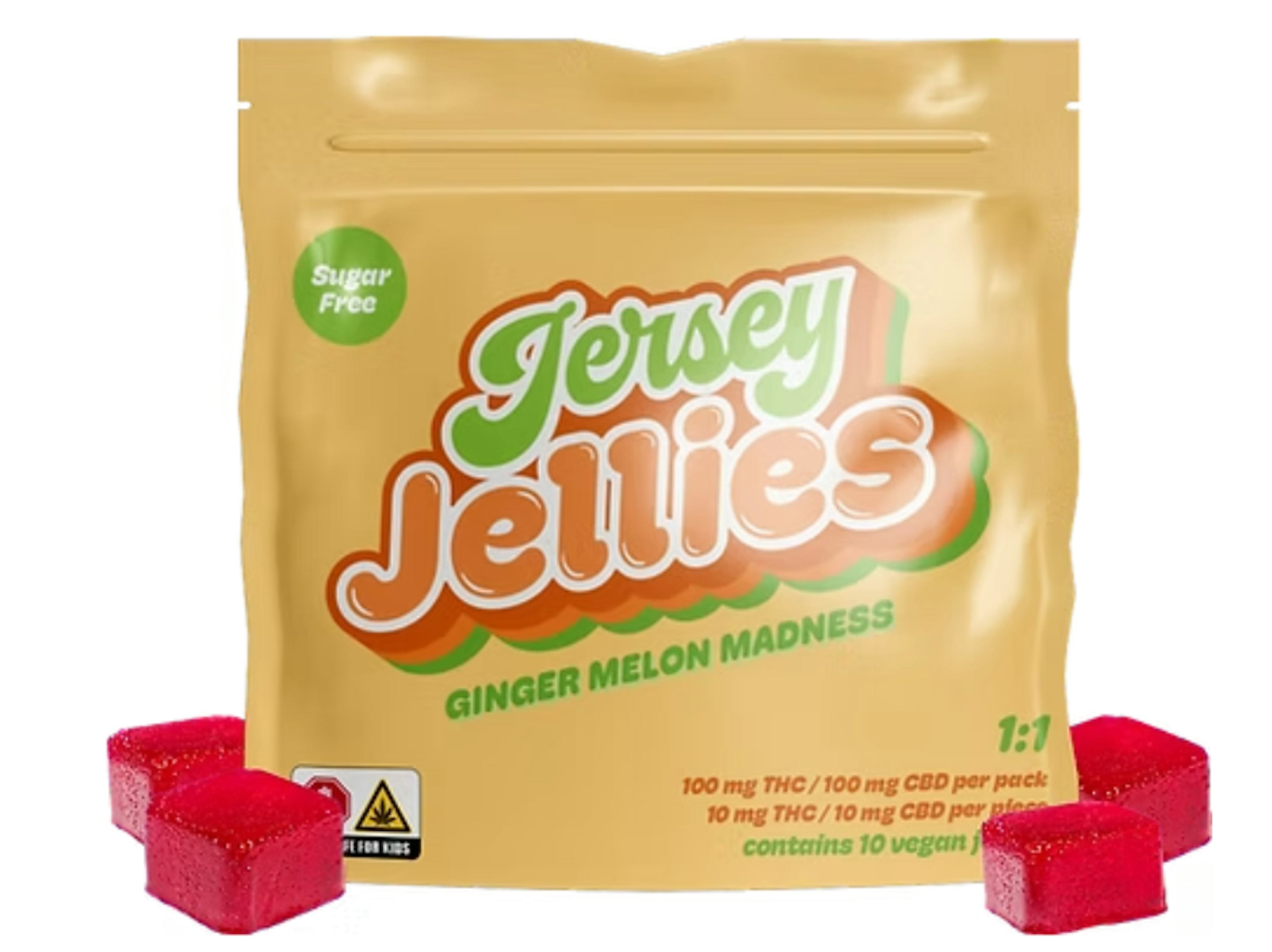 Image of GINGER MELON MADNESS | 1:1 THC : CBD | 100MG