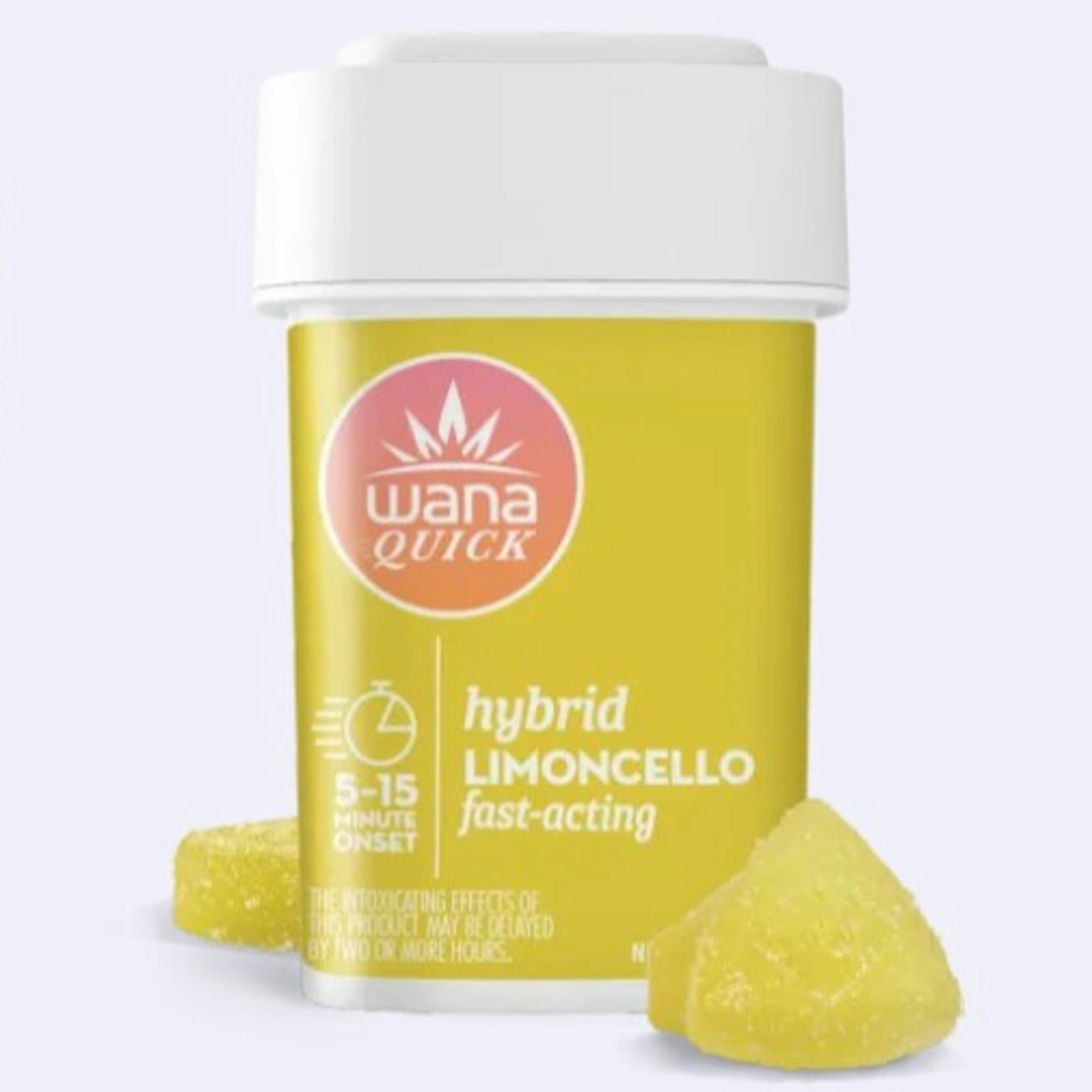 Image of LIMONCELLO | WANA QUICK | SOFT LOZENGES | 10 PK