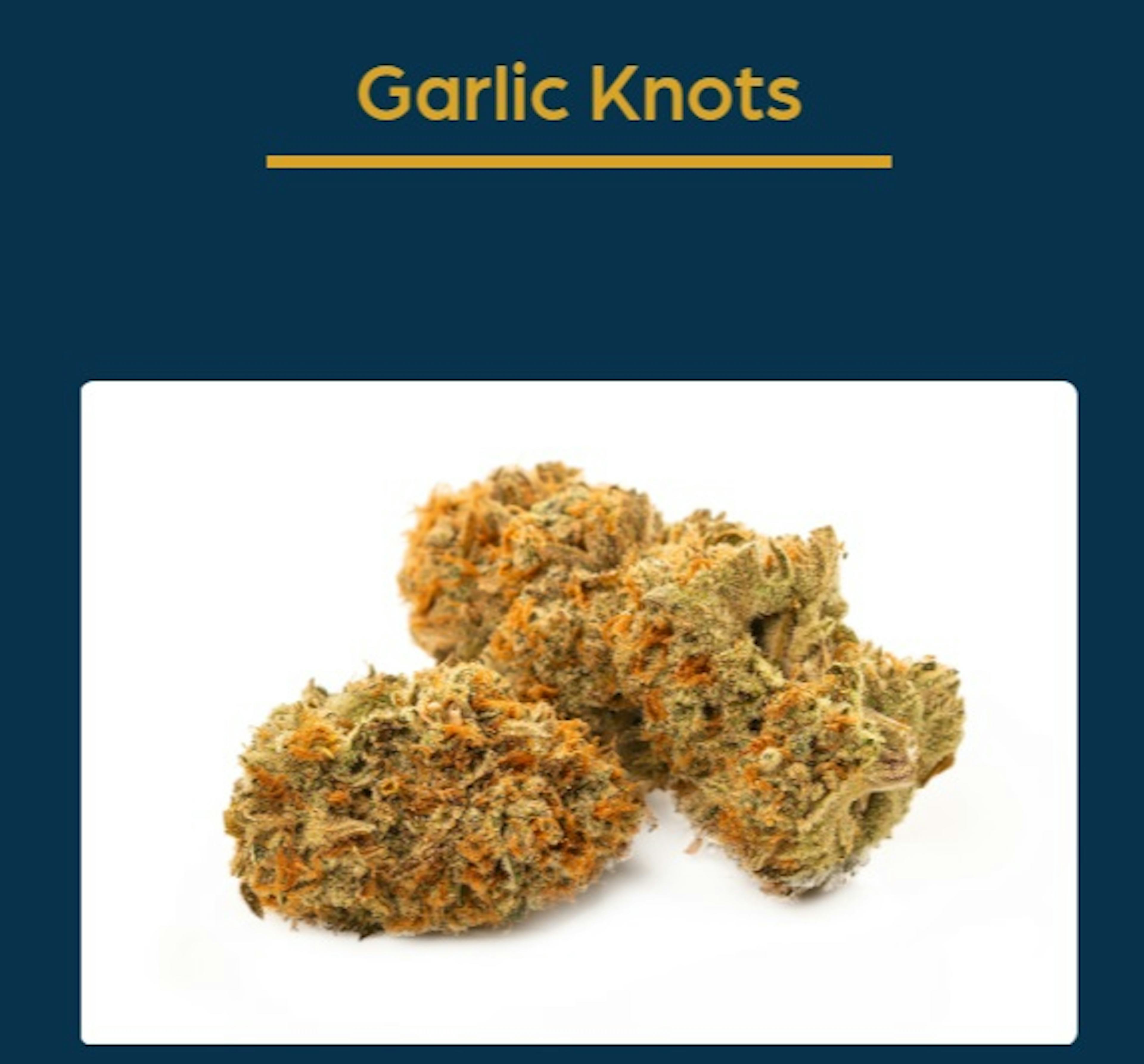 Image of GARLIC KNOT | 3.5G