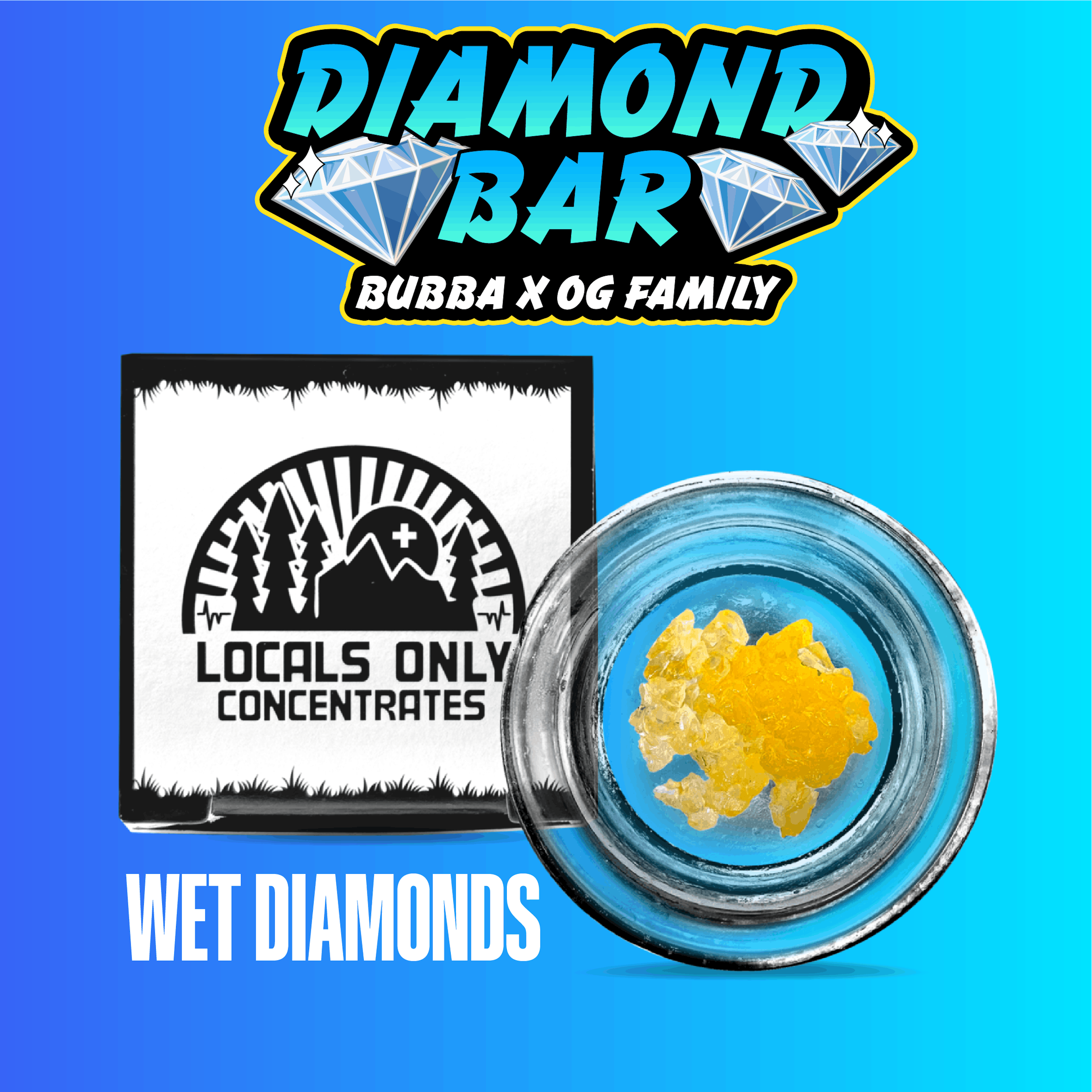 Image of DIAMOND BAR | WET DIAMONDS | 1G