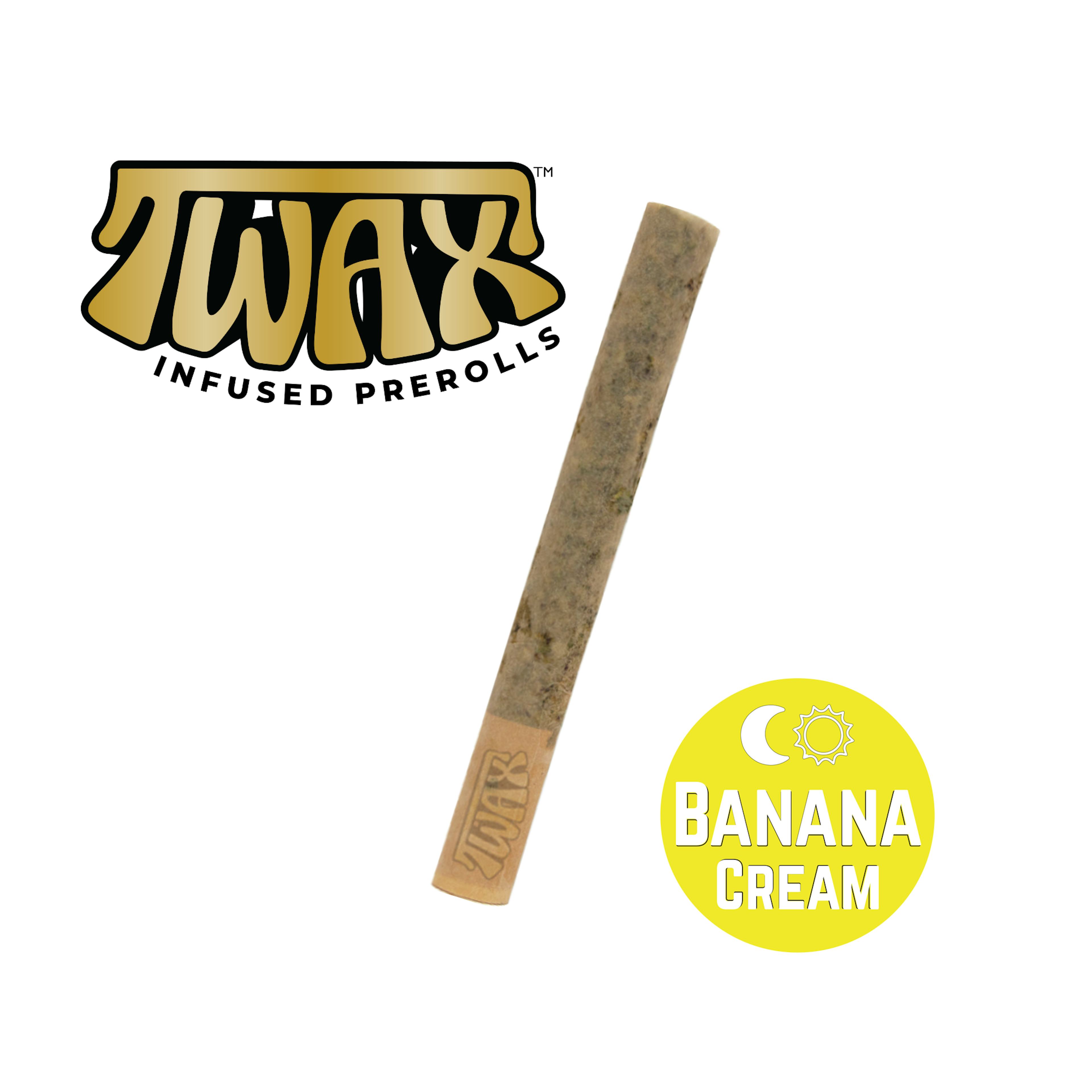 Image of BANANA CREAM | INFUSED PRE-ROLL | TWAX