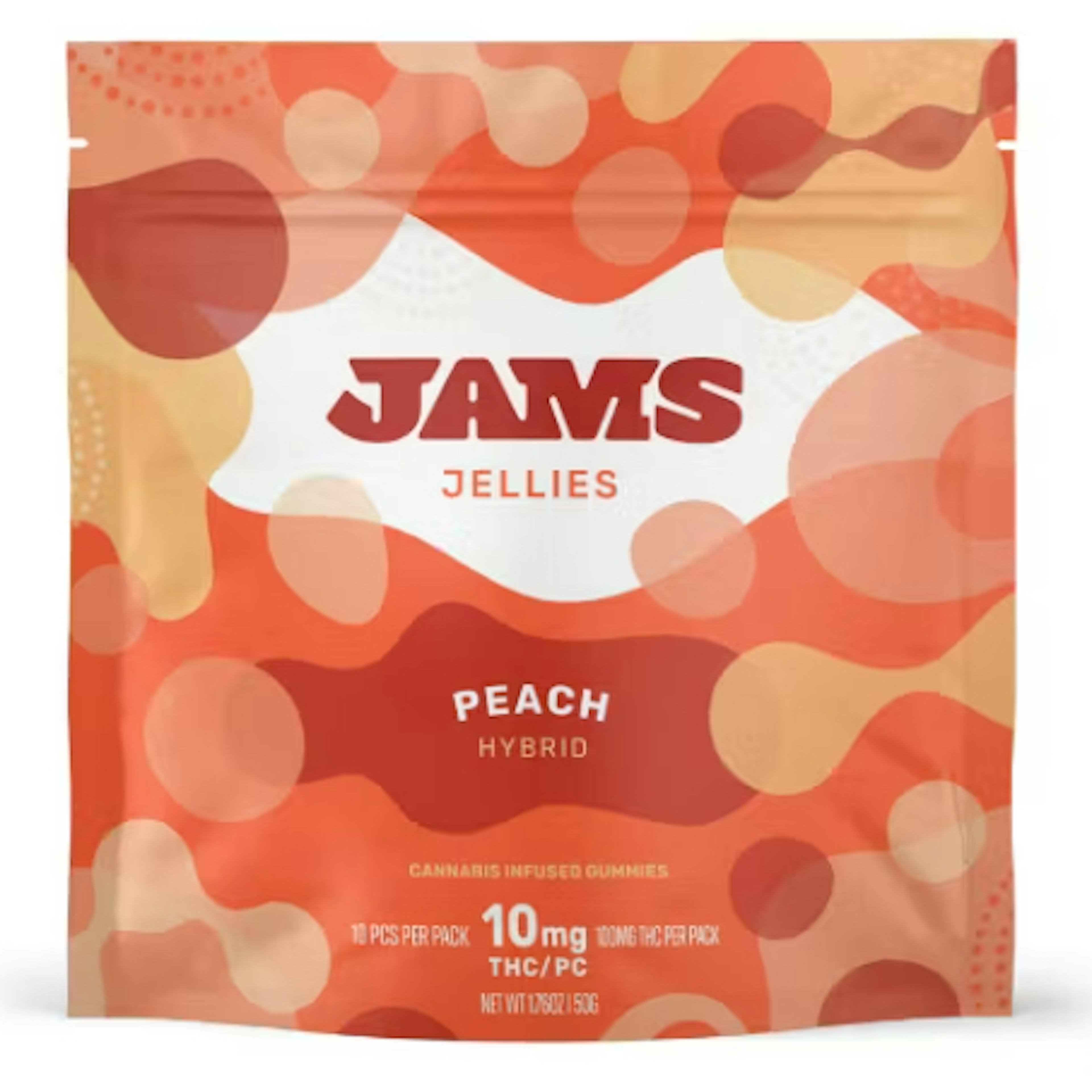 Image of PEACH JELLIES | 100MG | 10PK