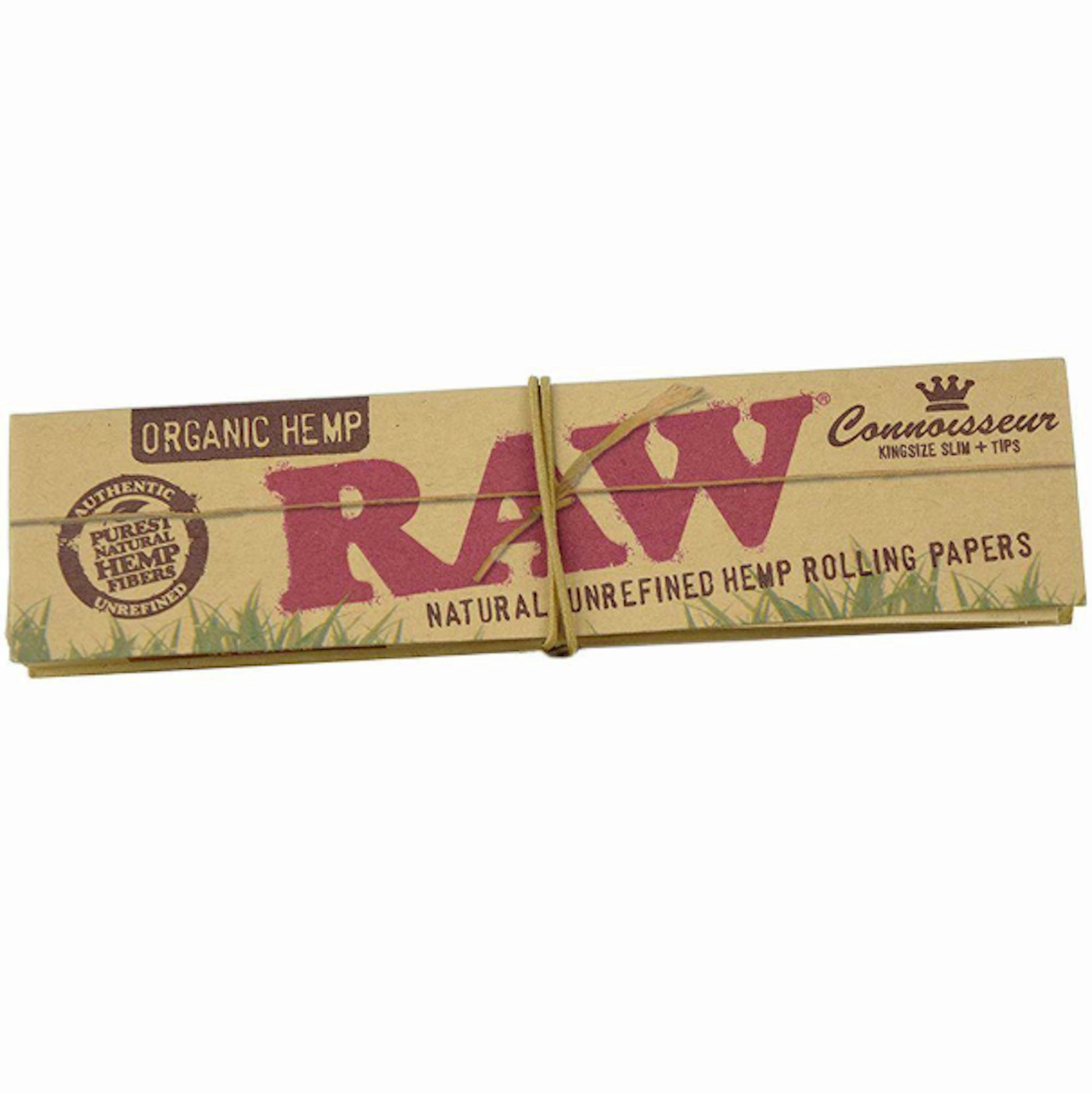 Image of RAW PAPER | ROLLING PAPER + TIPS | CLASSIC | KING SIZE
