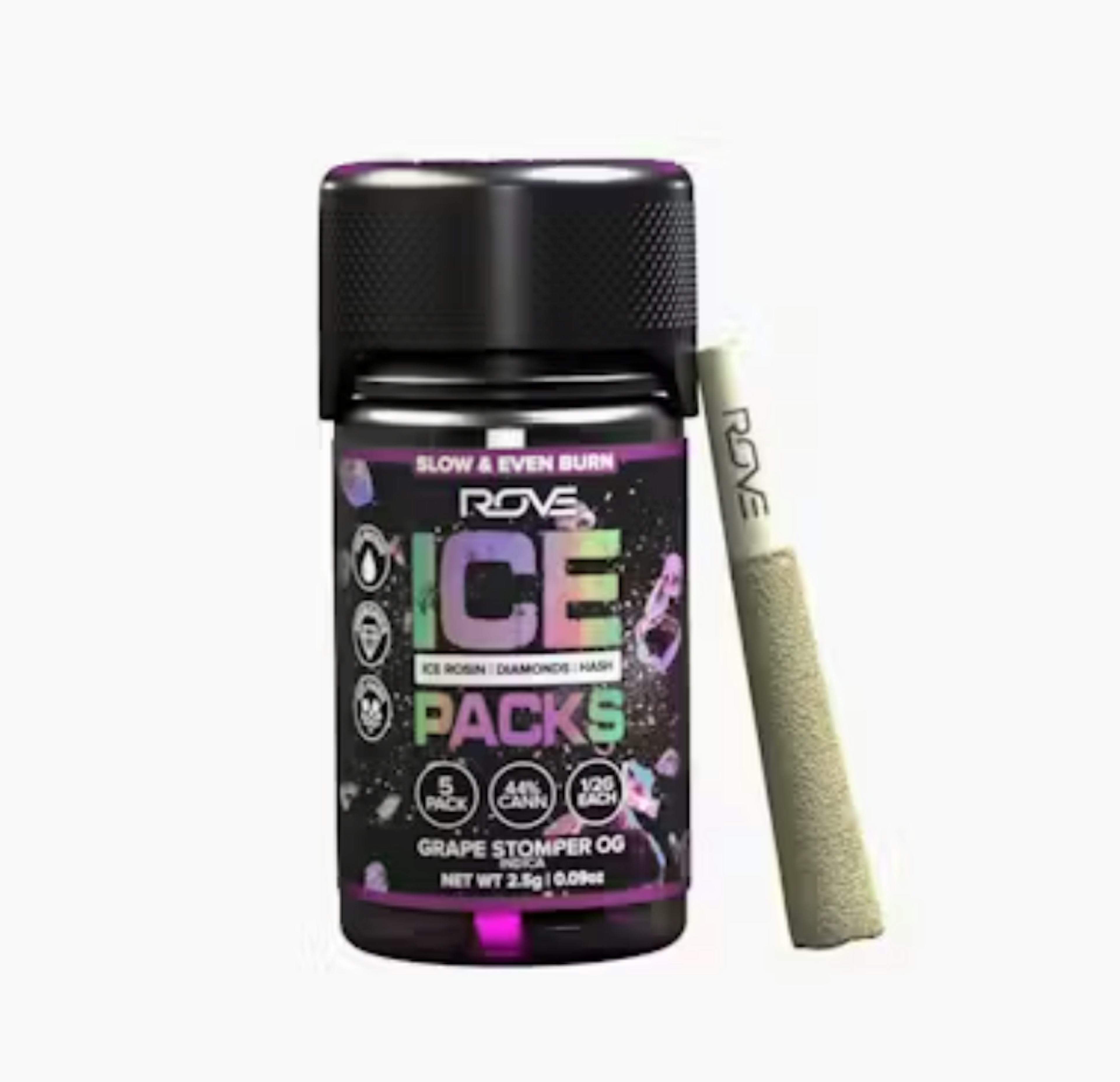 Image of GRAPE STOMPER | ICE PACK ROSIN, DIAMOND, HASH INFUSED