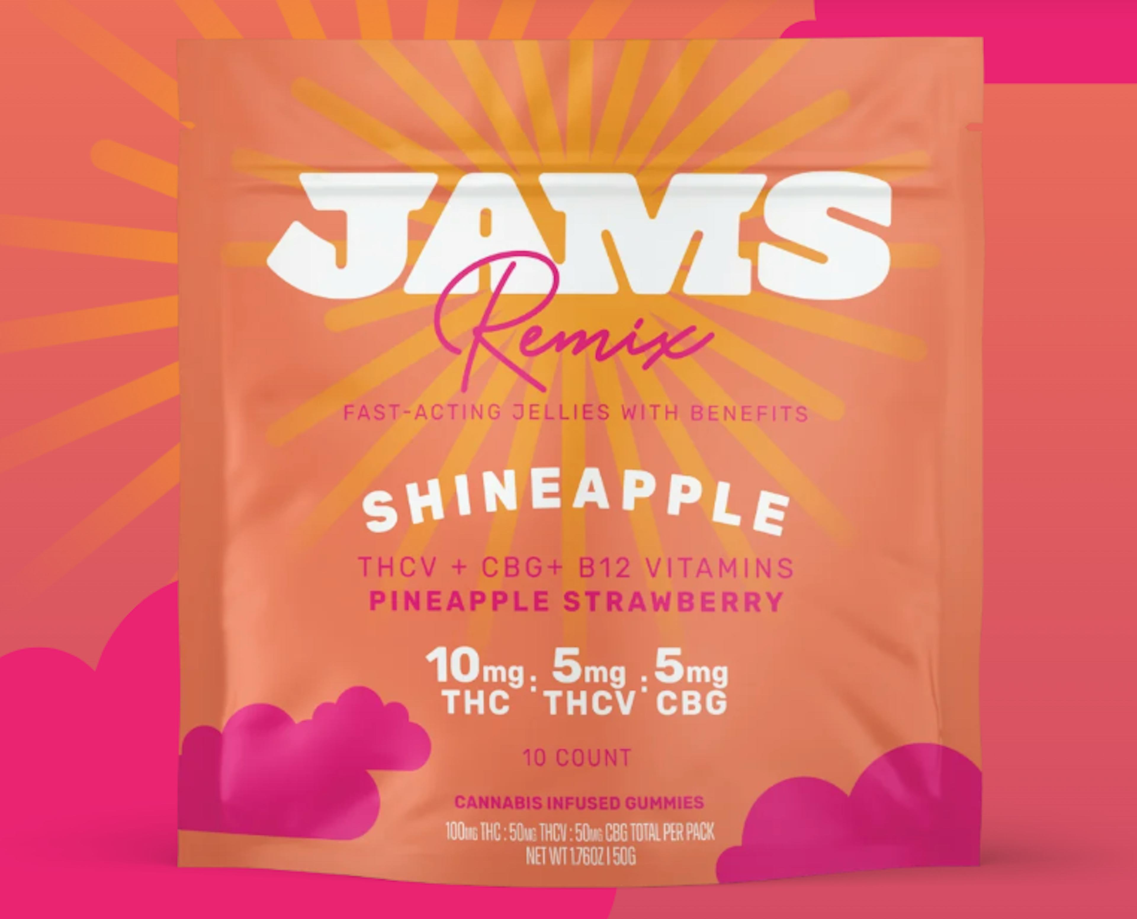 Image of SHINEAPPLE | FAST-ACTING REMIX | 2:1:1 THC:THCV:CBG