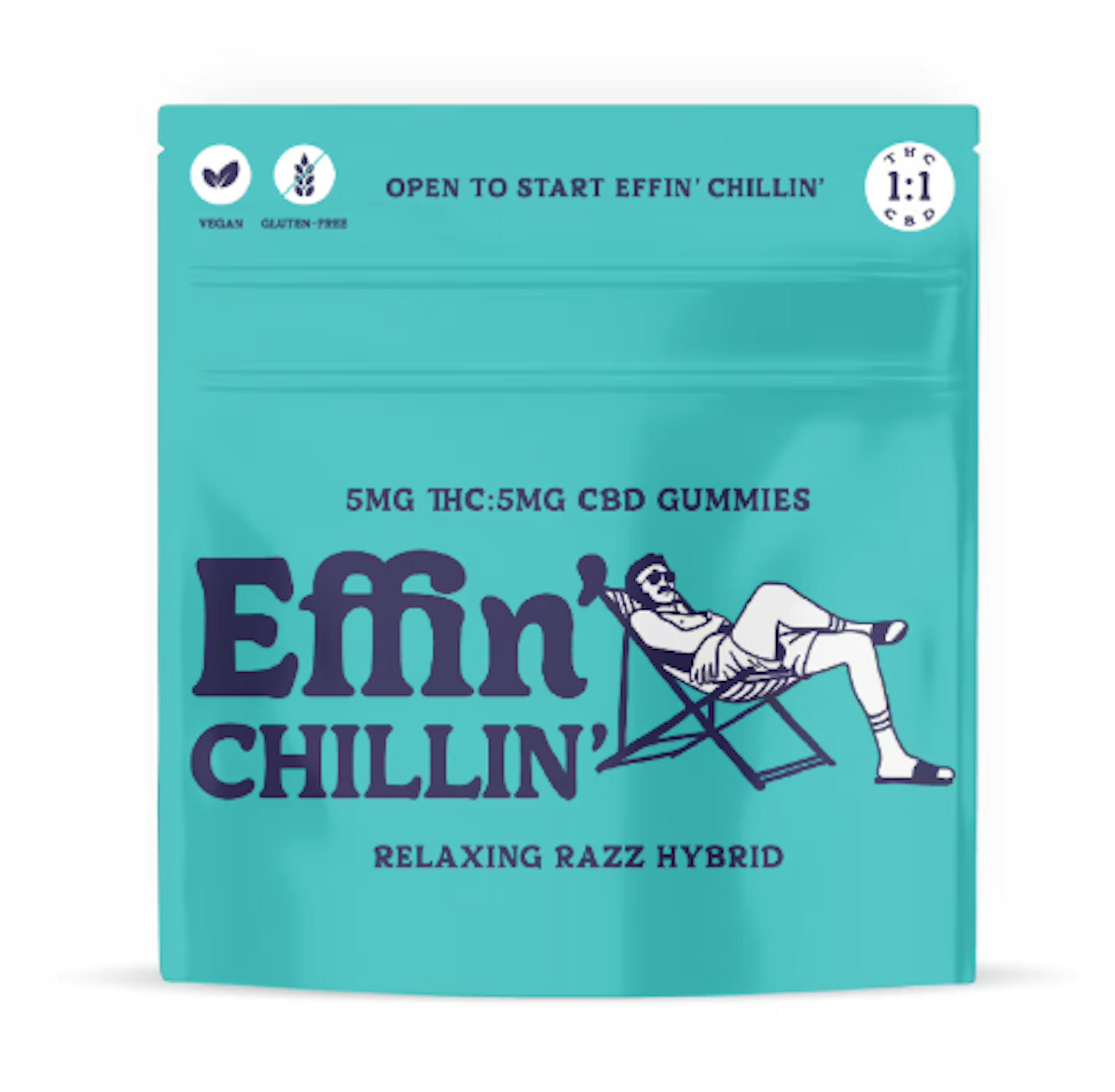 Image of CHILLIN RELAXING RAZZ | 1:1 THC:CBD | 100MG