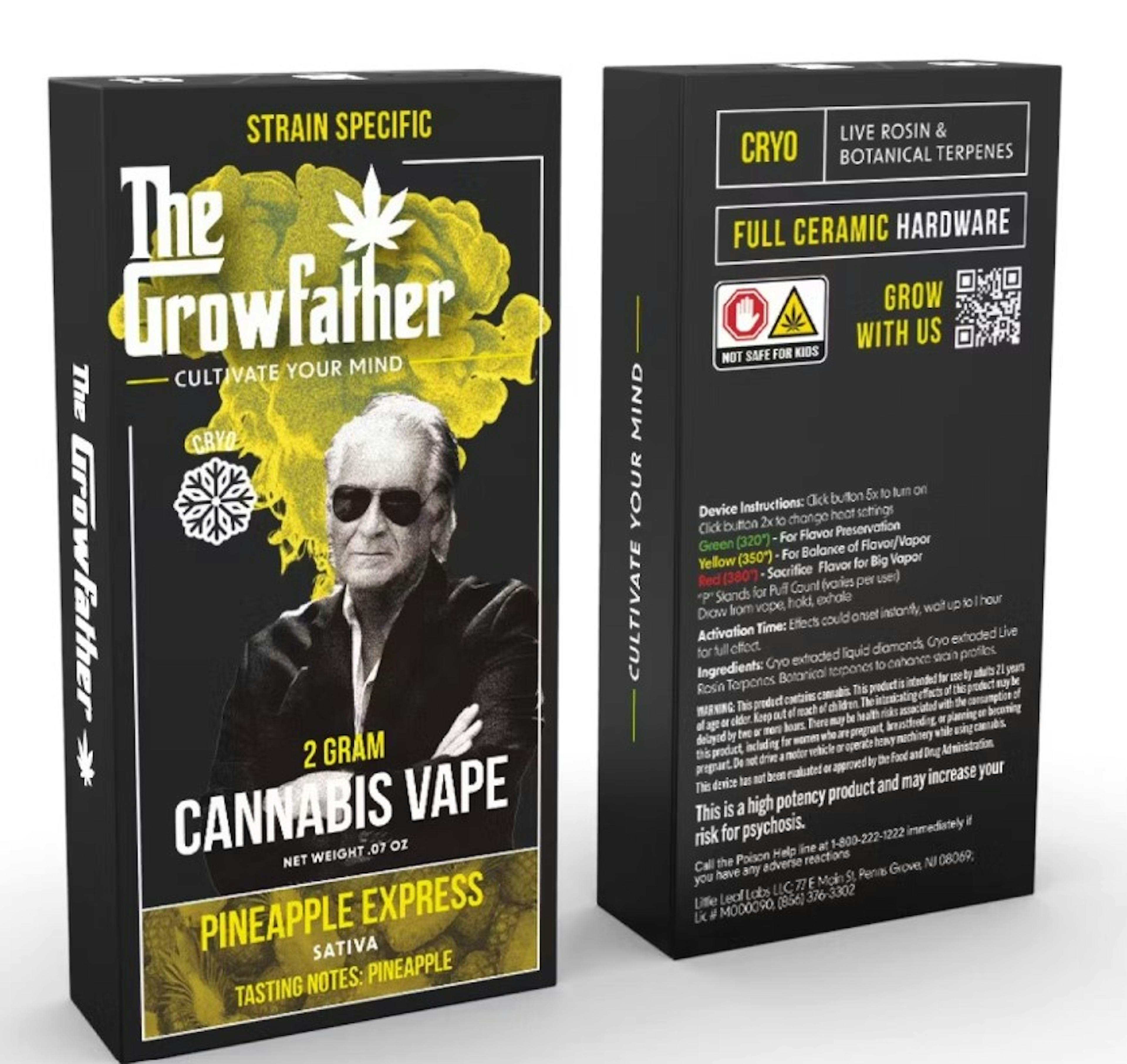 Image of PINEAPPLE EXPRESS | CRYO LIQUID DIAMOND | 2G | DISPOSABLE