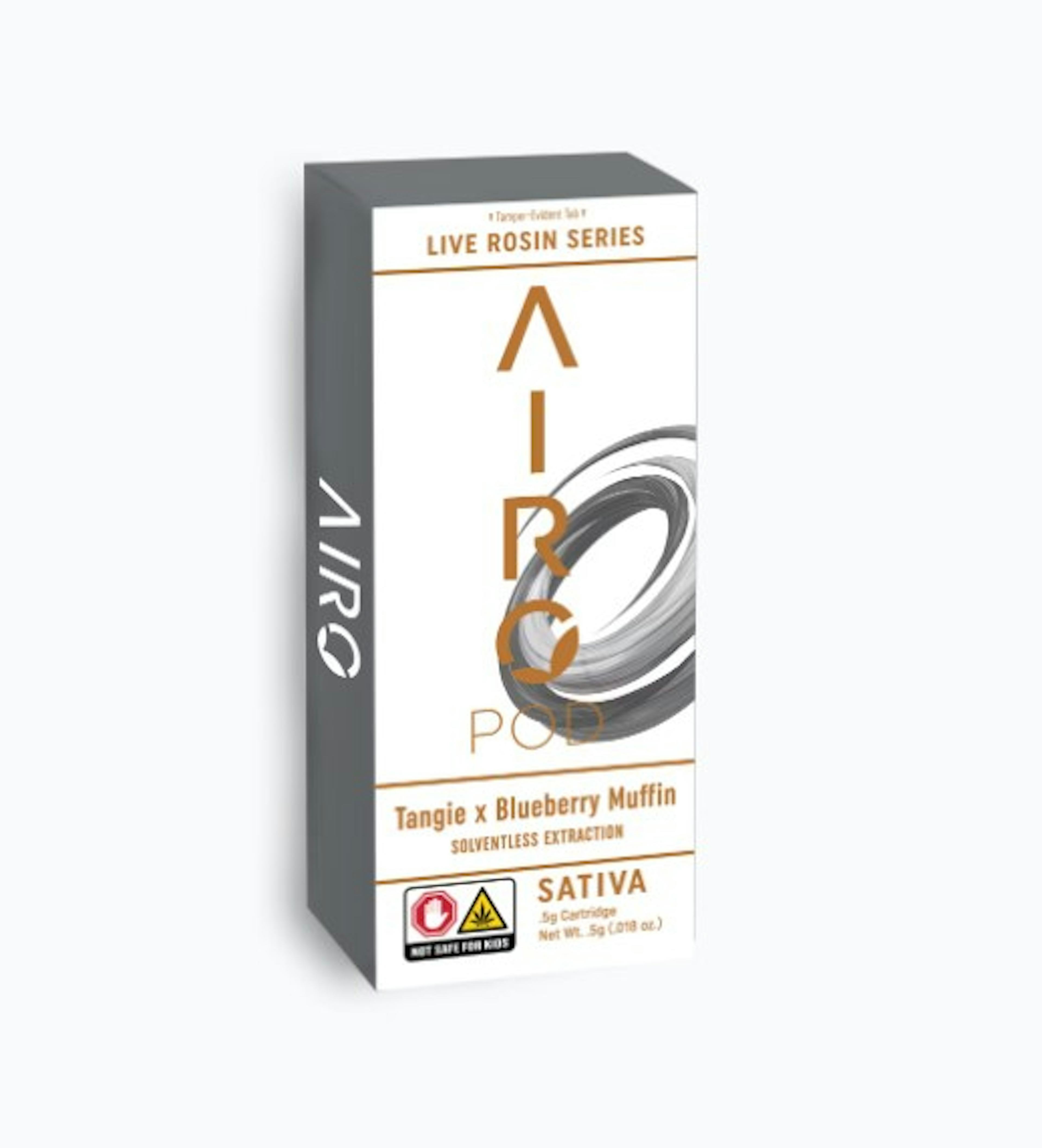 Image of TANGIE X BLUEBERRY MUFFIN | 0.5G | LIVE ROSIN CARTRIDGE