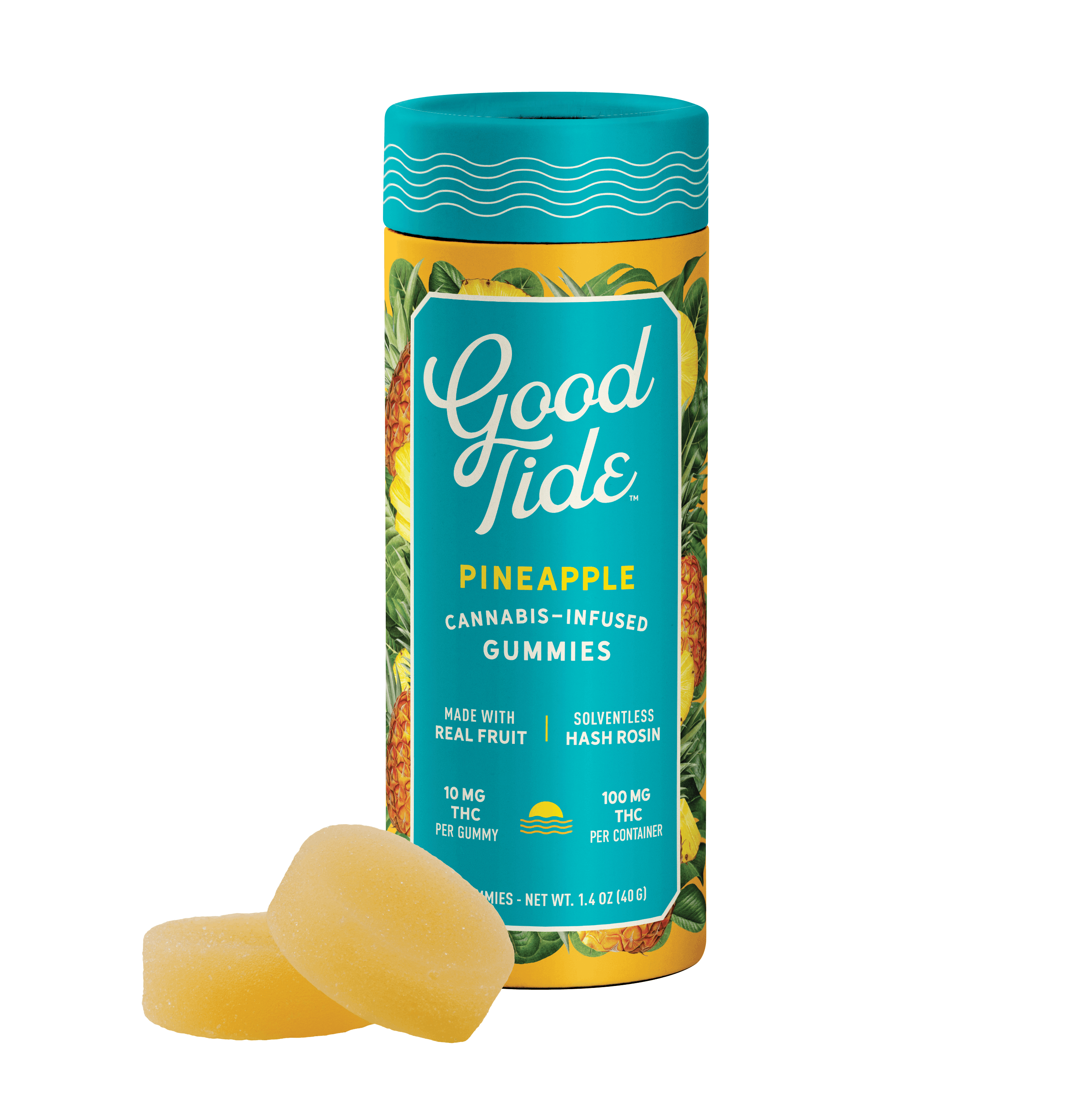 PINEAPPLE GUMMIES | SOLVENTLESS HASH ROSIN | 10-PACK