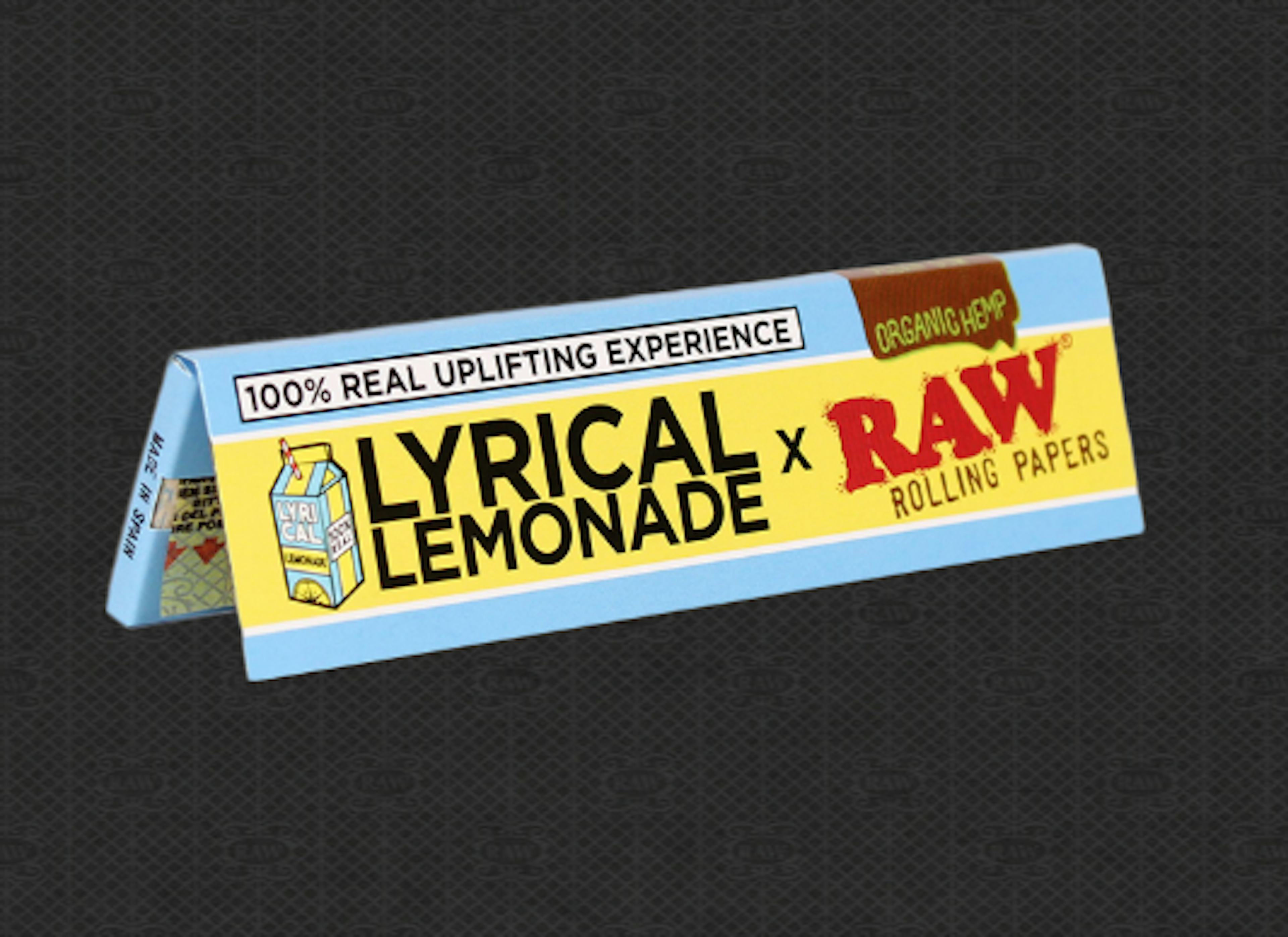 Image of RAW CONE X LYRICAL LEMONADE | KING SIZE WIDE | ORGANIC HEMP