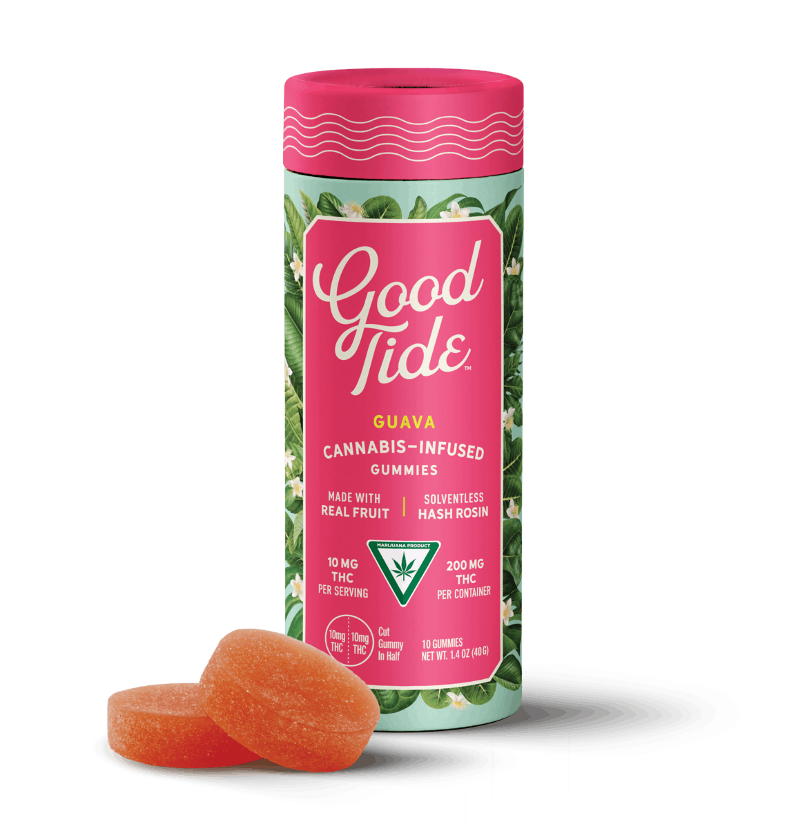 GUAVA GUMMIES | SOLVENTLESS HASH ROSIN | 10-PACK