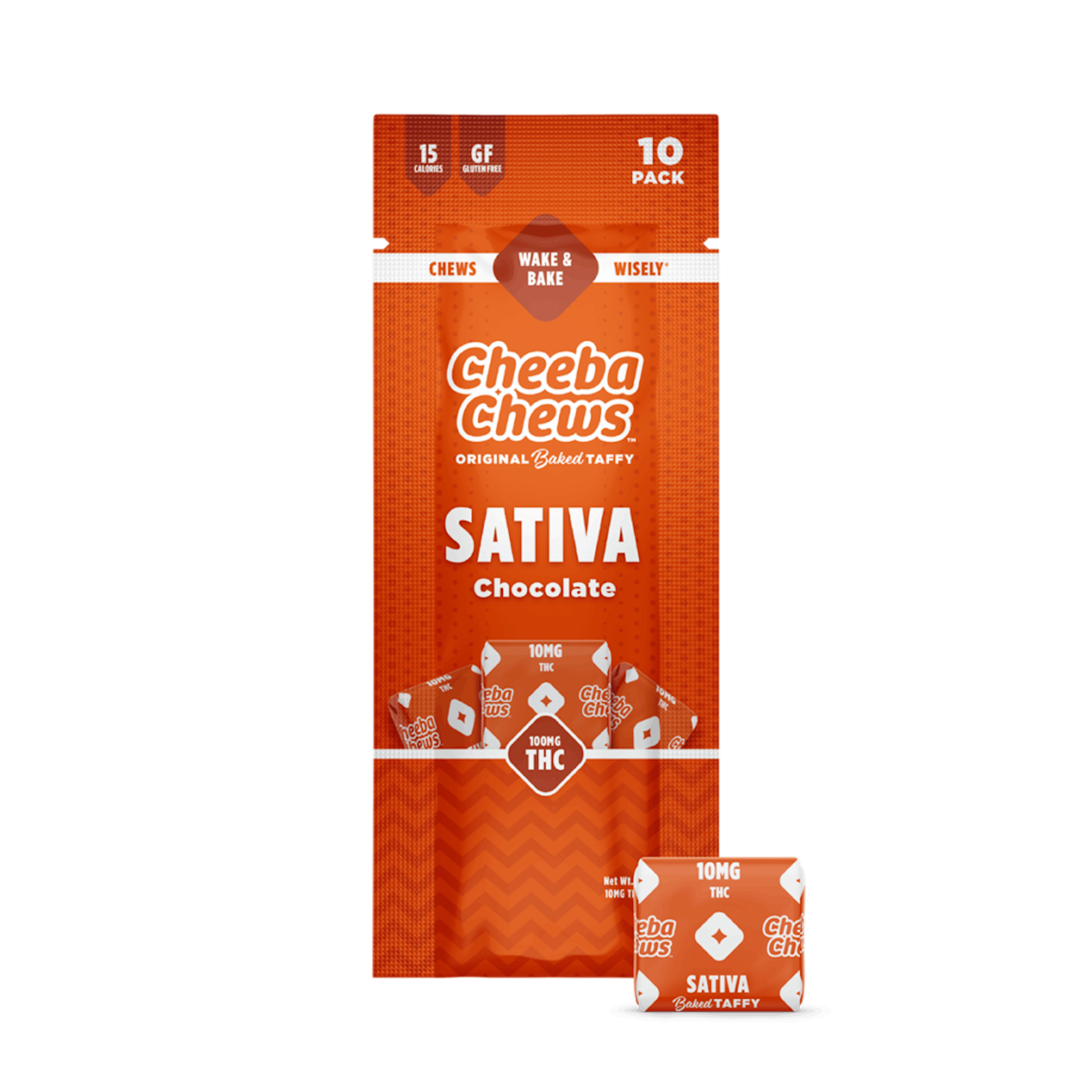 Image of CHOCOLATE  TAFFY | SATIVA | 10PK