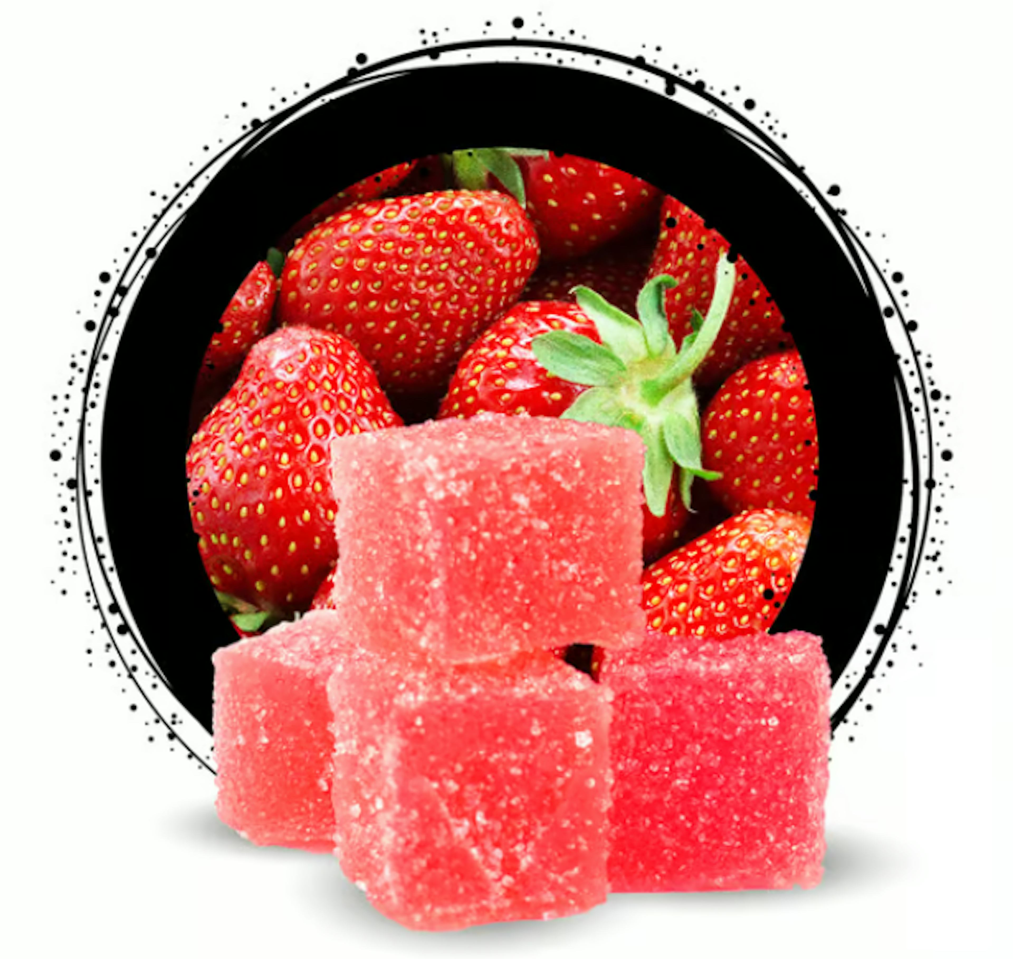 Image of STRAWBERRY SOFT CHEWS | 100MG