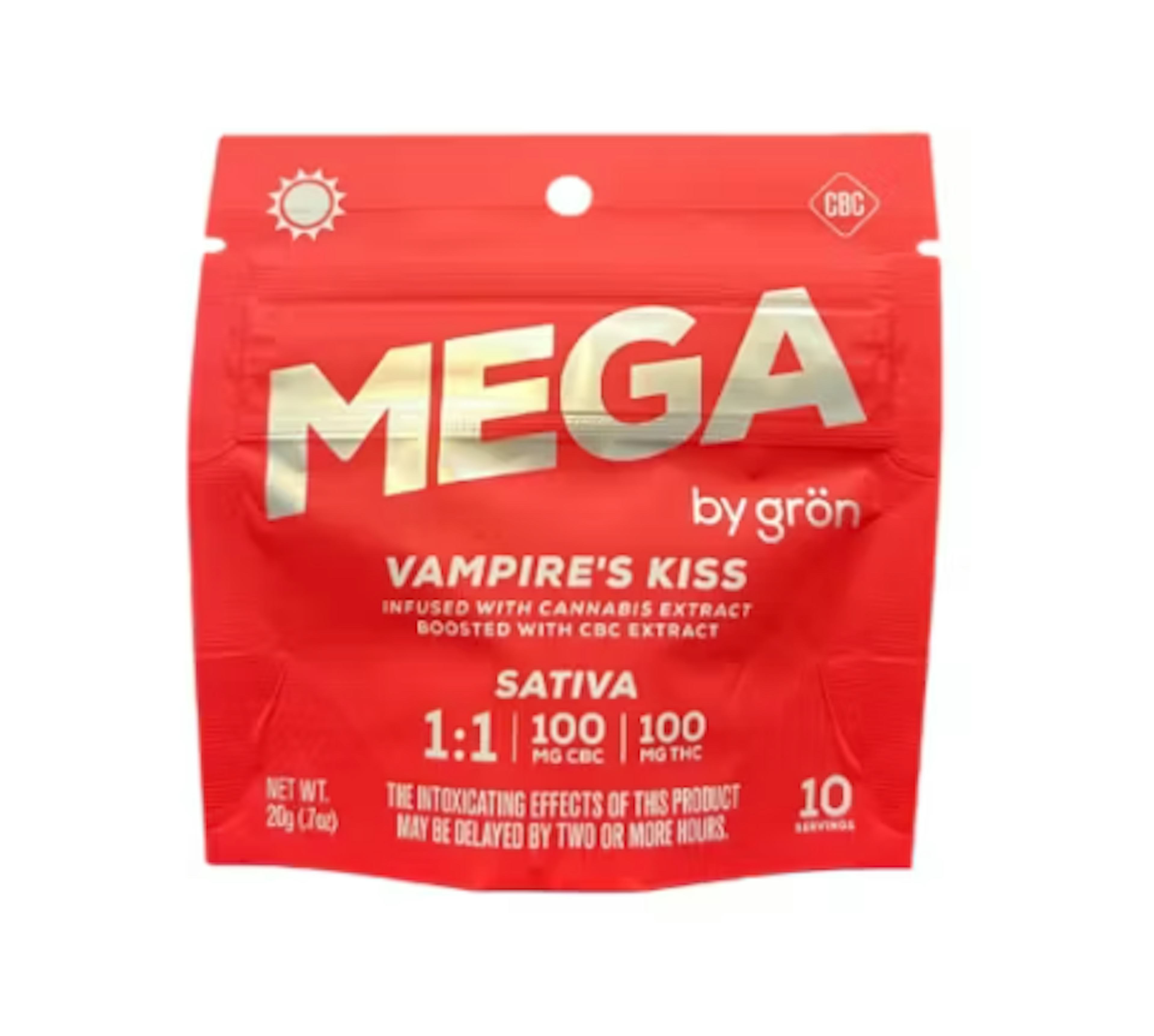 Image of VAMPIRES KISS | 1:1 | 100MG THC : 100MG CBC