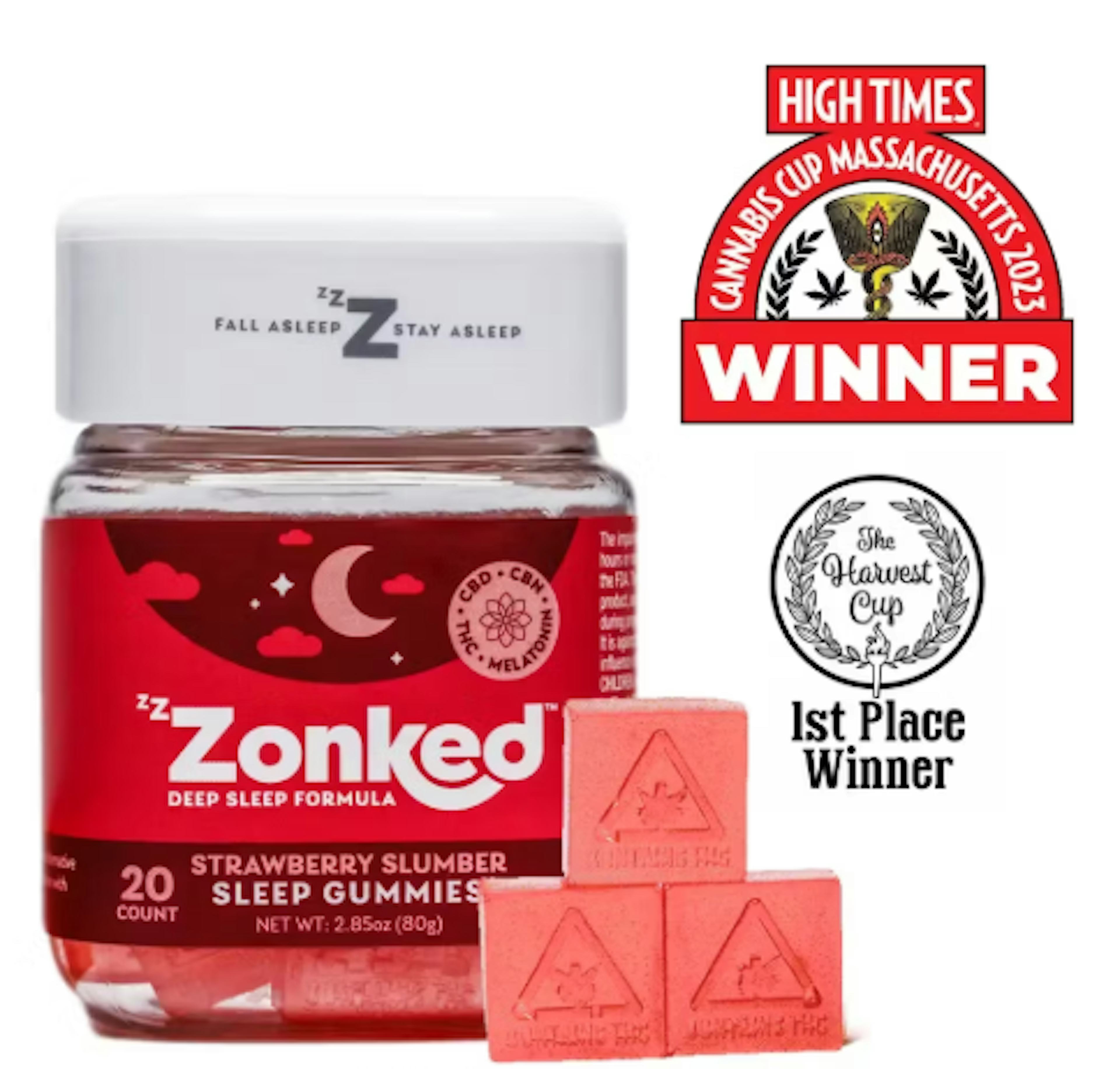 Image of STRAWBERRY SLUMBER ZZZONKED | TRIAL SIZE 4PK