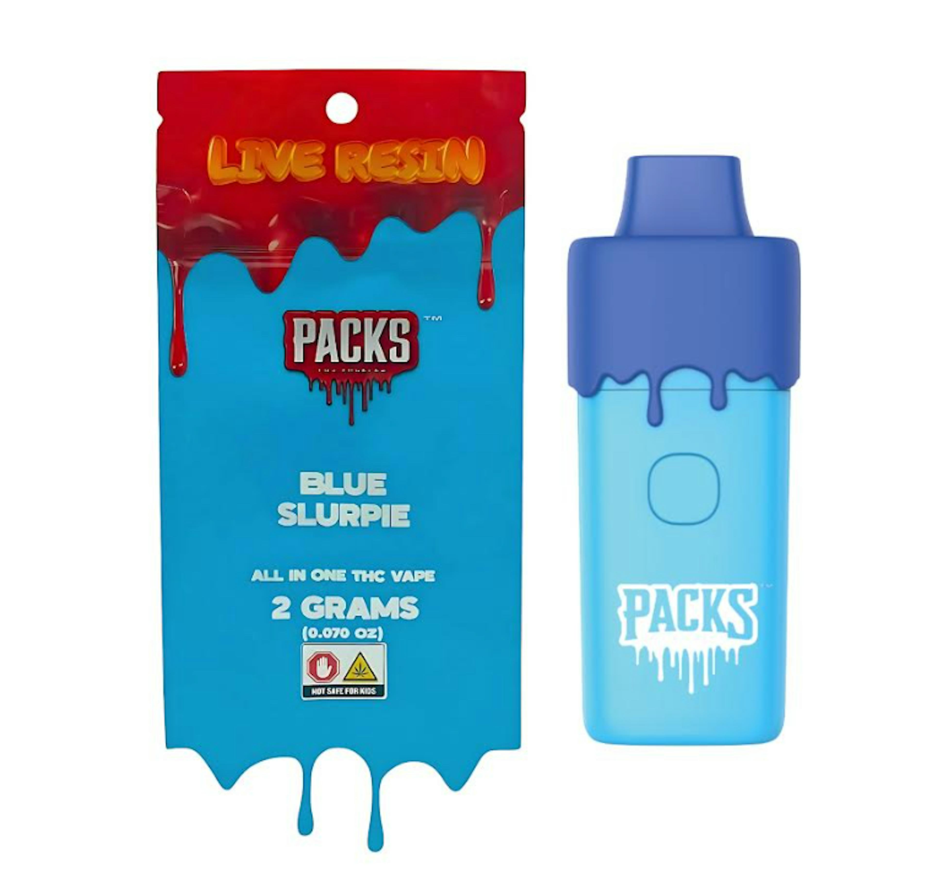 Image of BLUE SLURPIE | 2G | LIVE RESIN | POD DISPOSABLE