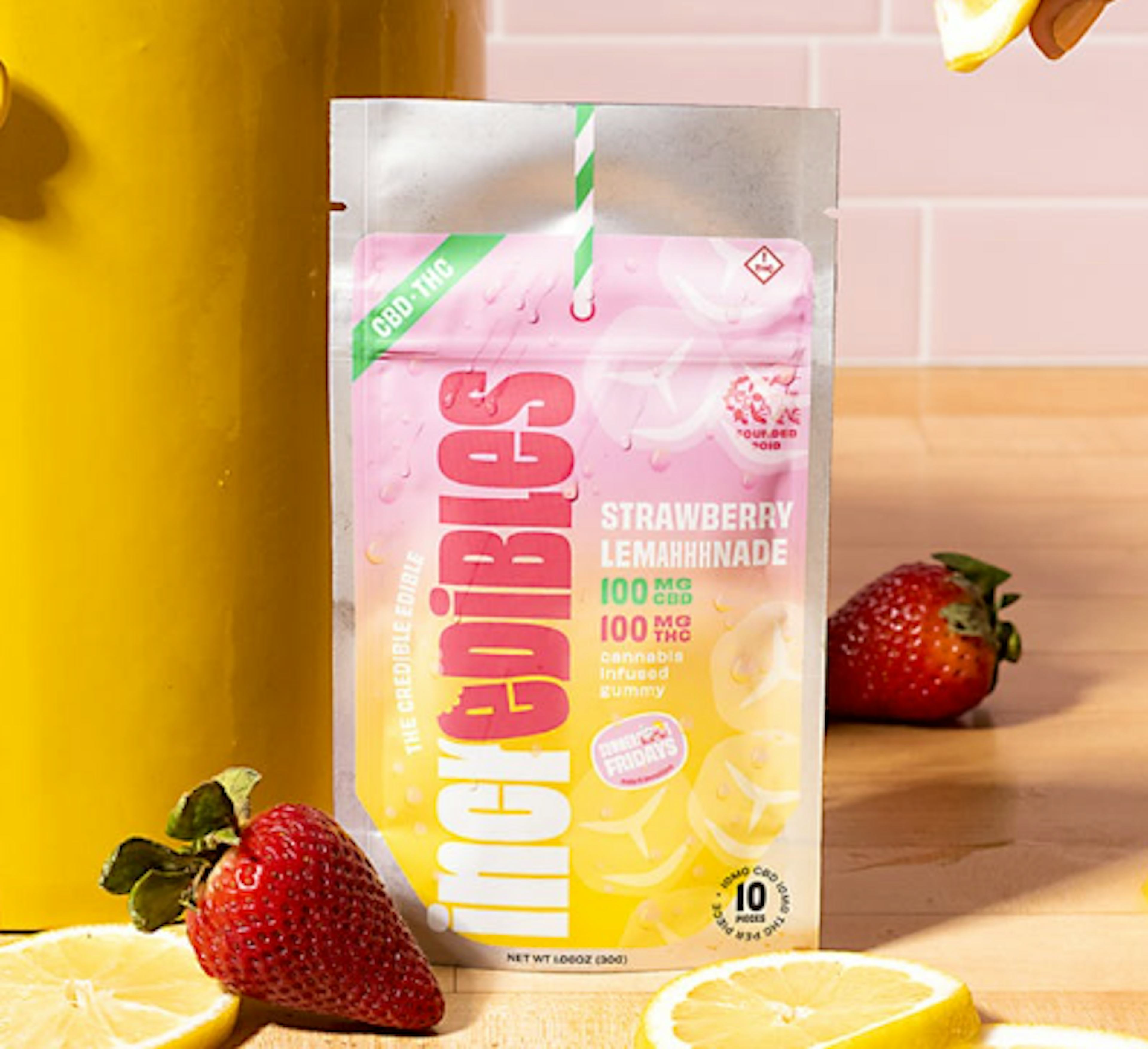 Image of STRAWBERRY LEMAHHHNADE (1:1 THC:CBD)