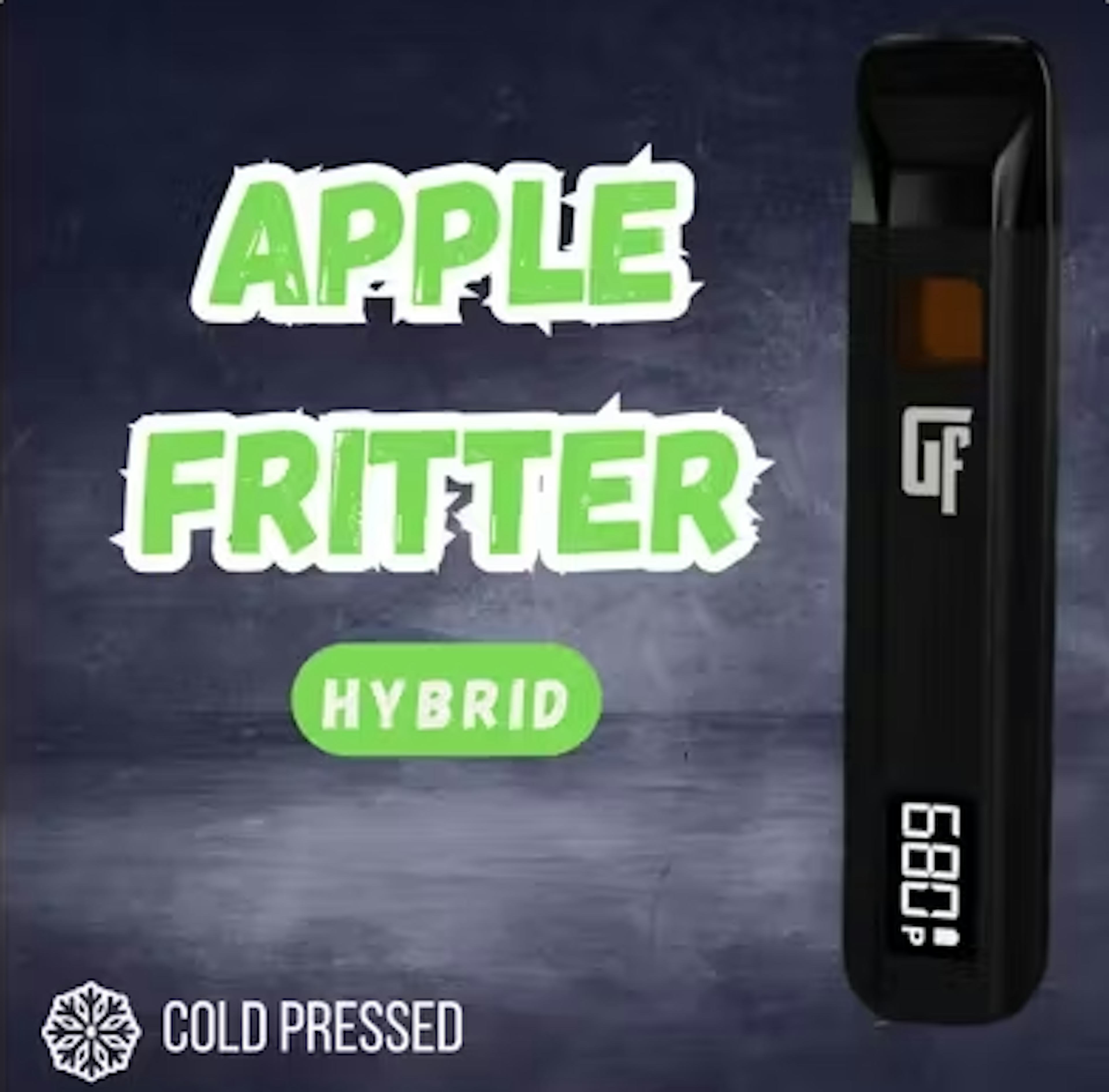 Image of APPLE FRITTER | COLD PRESSED | LIVE ROSIN TERP | DISPOSABLE | 2G