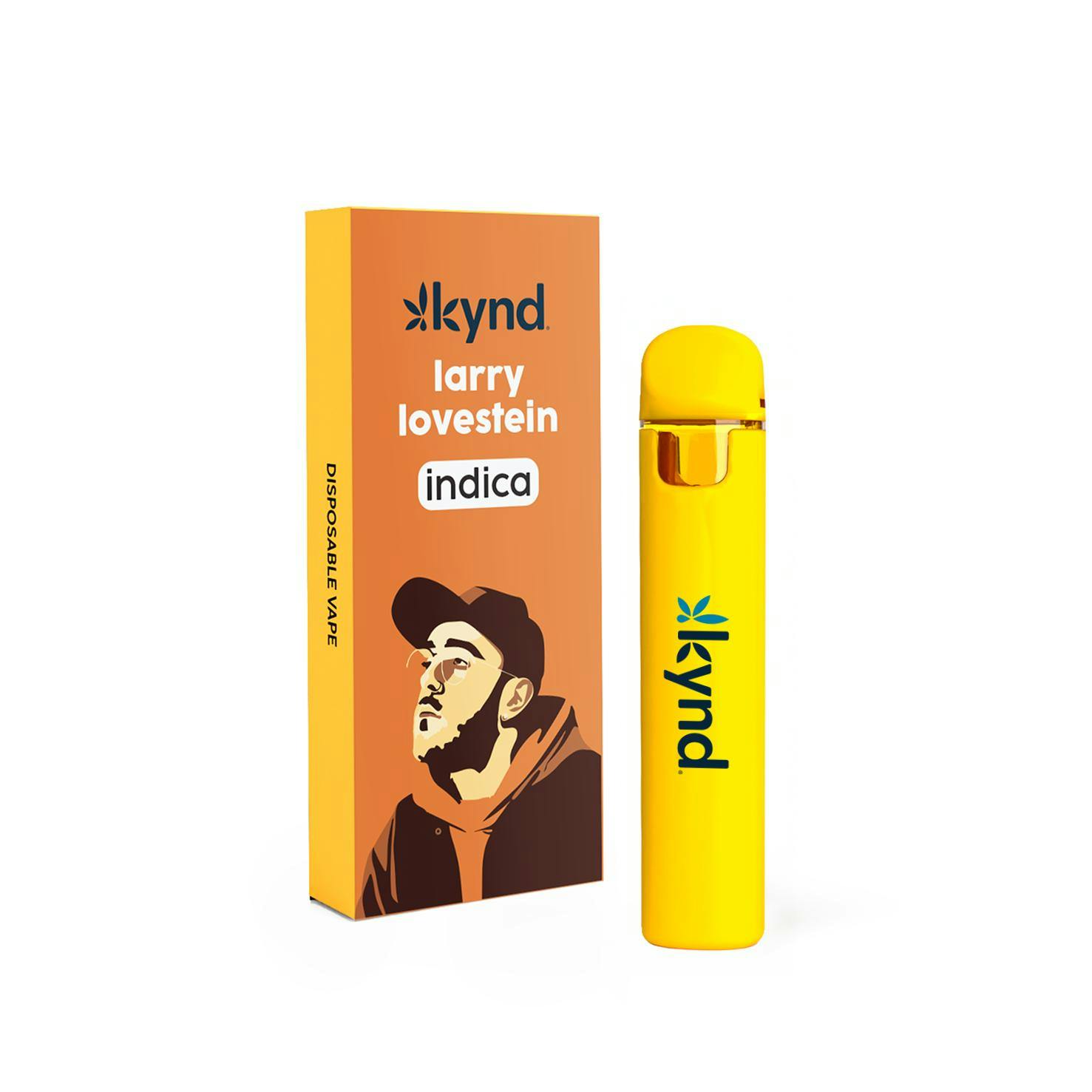 LARRY LOVESTEIN | 0.5G | DISPOSABLE - 0.5g | Vaporizers | KYND | SilverLeaf  (Rec)