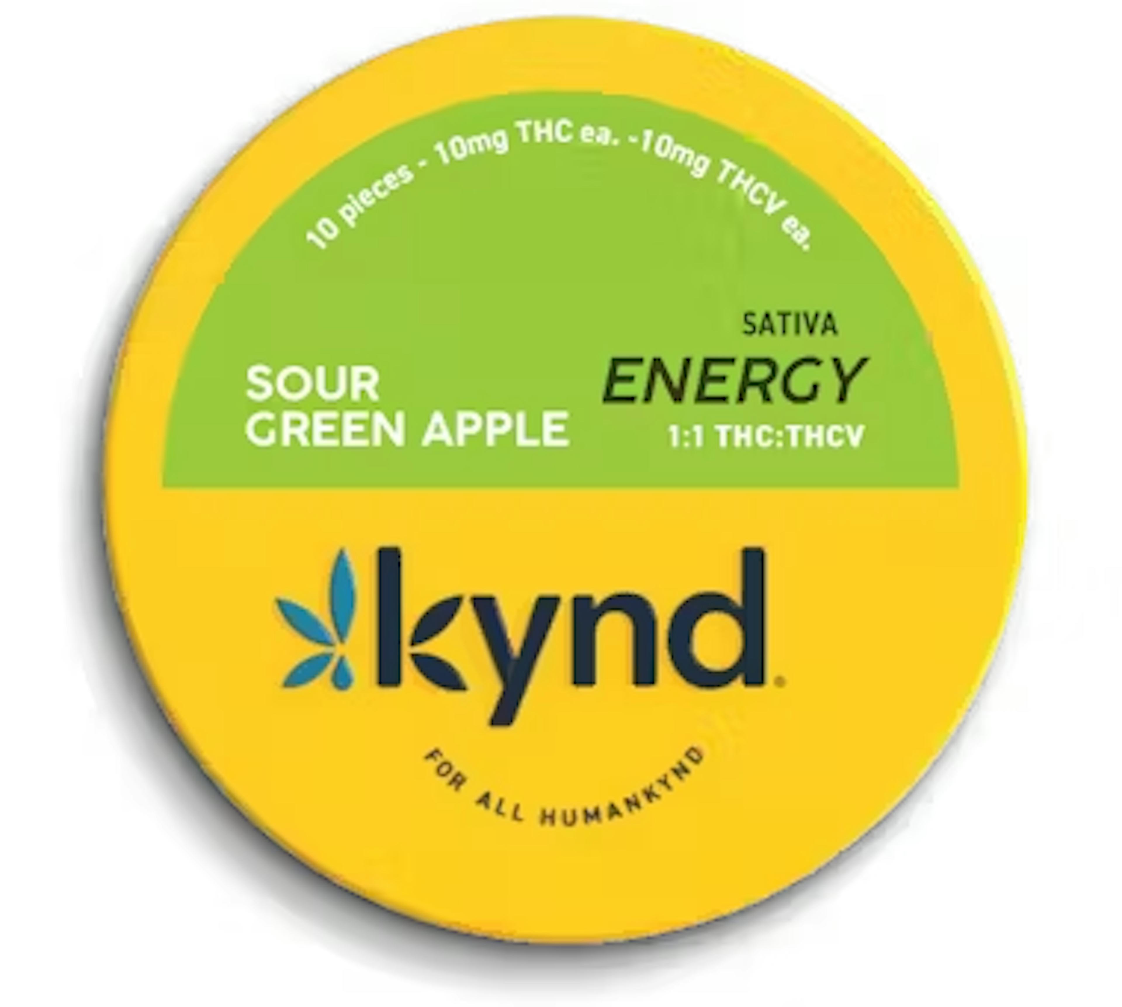 Image of SOUR GREEN APPLE | 1:1 | 100MG THC : 100MG THCV