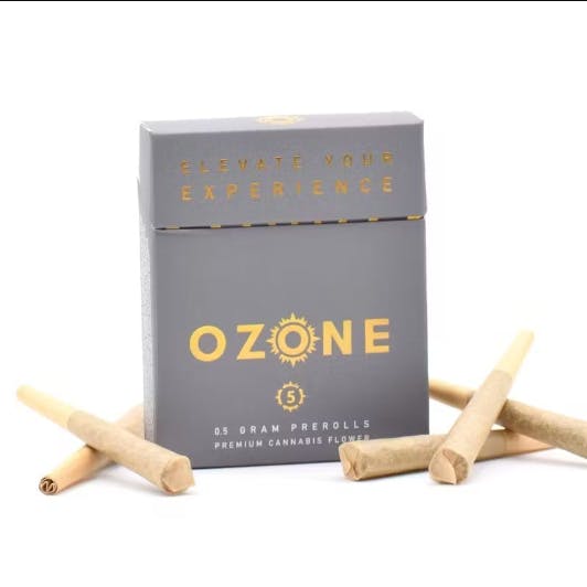 GOLDEN LEMONS | 5PK | 2.5G - 2.5g | Pre Rolls | OZONE | SilverLeaf