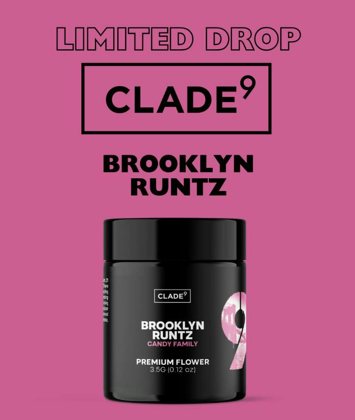 BROOKLYN RUNTZ | 3.5G - 3.5g | Flower | CLADE9 | SilverLeaf (Rec ...