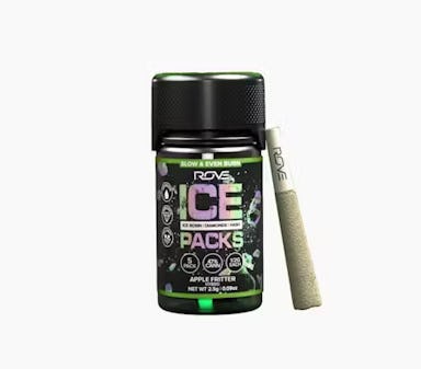 APPLE FRITTER | ICE PACK ROSIN, DIAMOND, HASH INFUSED | 5-PACK | 2.5G