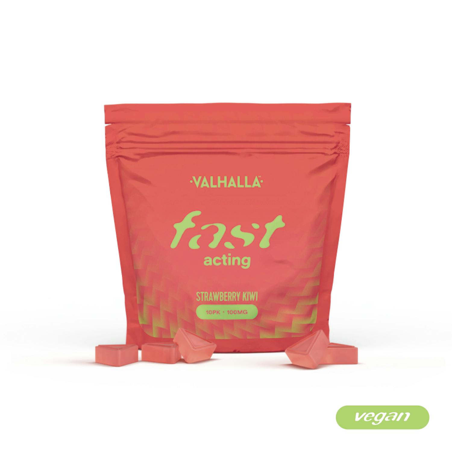 STRAWBERRY KIWI | FAST-ACTING SOFT LOZENGES | 100MG - 100mg