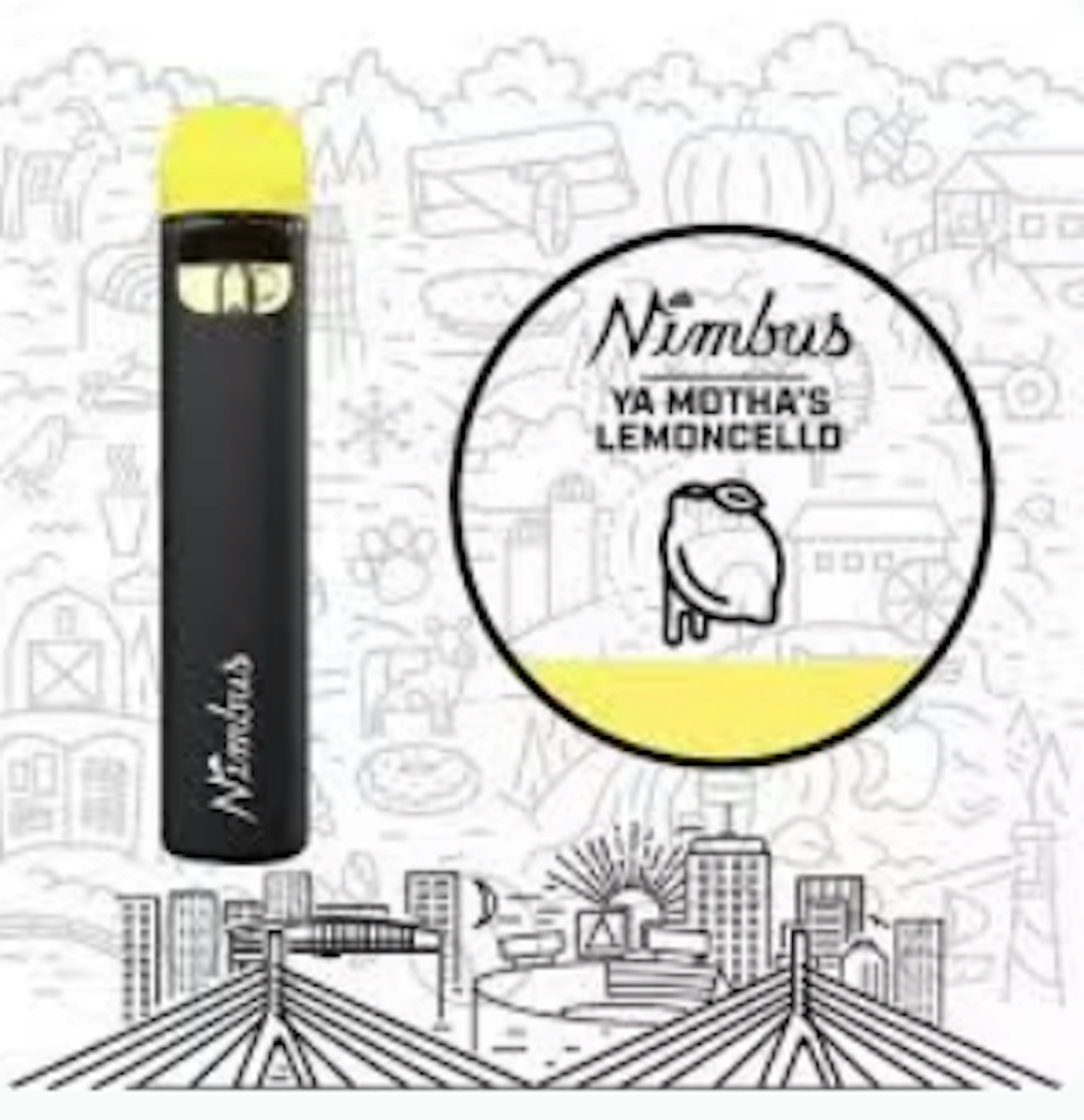 Image of YA MOTHA'S LIMONCELLO 0.5G DISPOSABLE