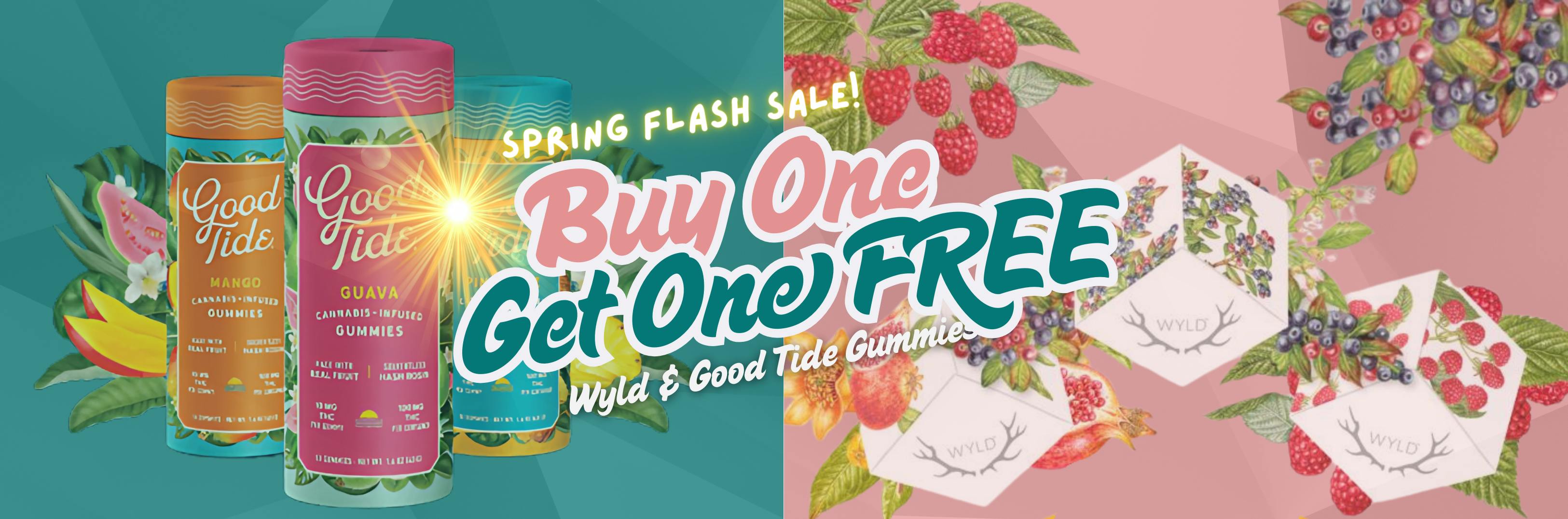 BUY 1 GET 1 FREE WYLD & GOOD TIDE